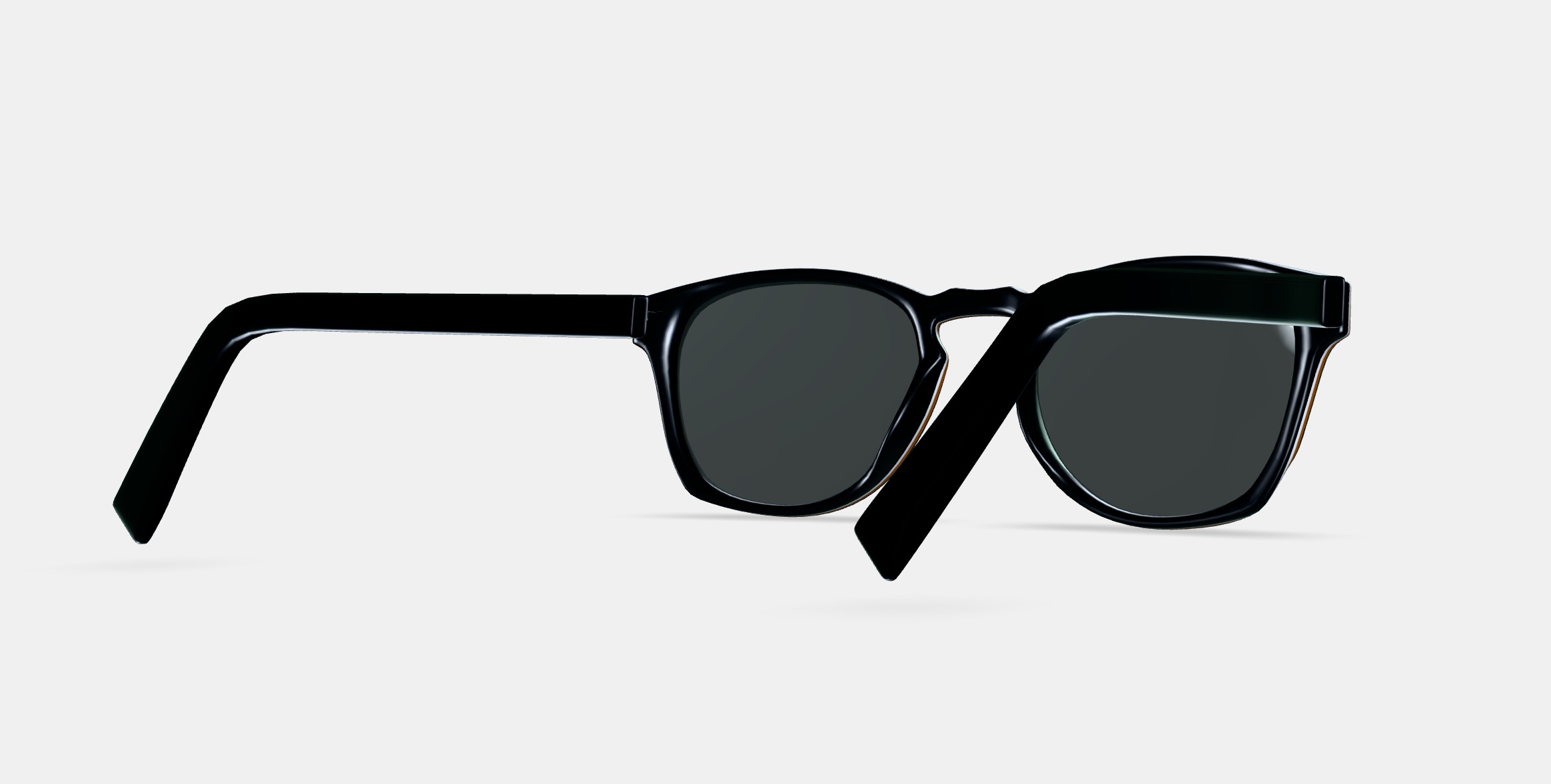 Topper Sunglasses in Black Matte Eclipse 3D model_6