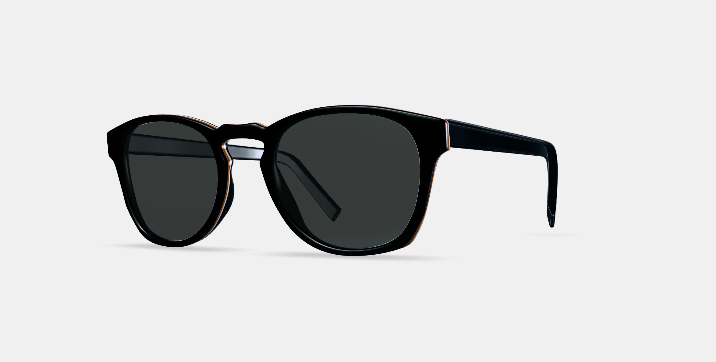 Topper Sunglasses in Black Matte Eclipse 3D model_13