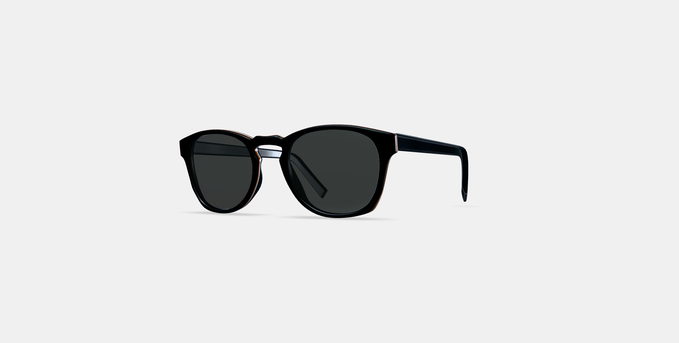 Topper Sunglasses in Black Matte Eclipse 3D model_12