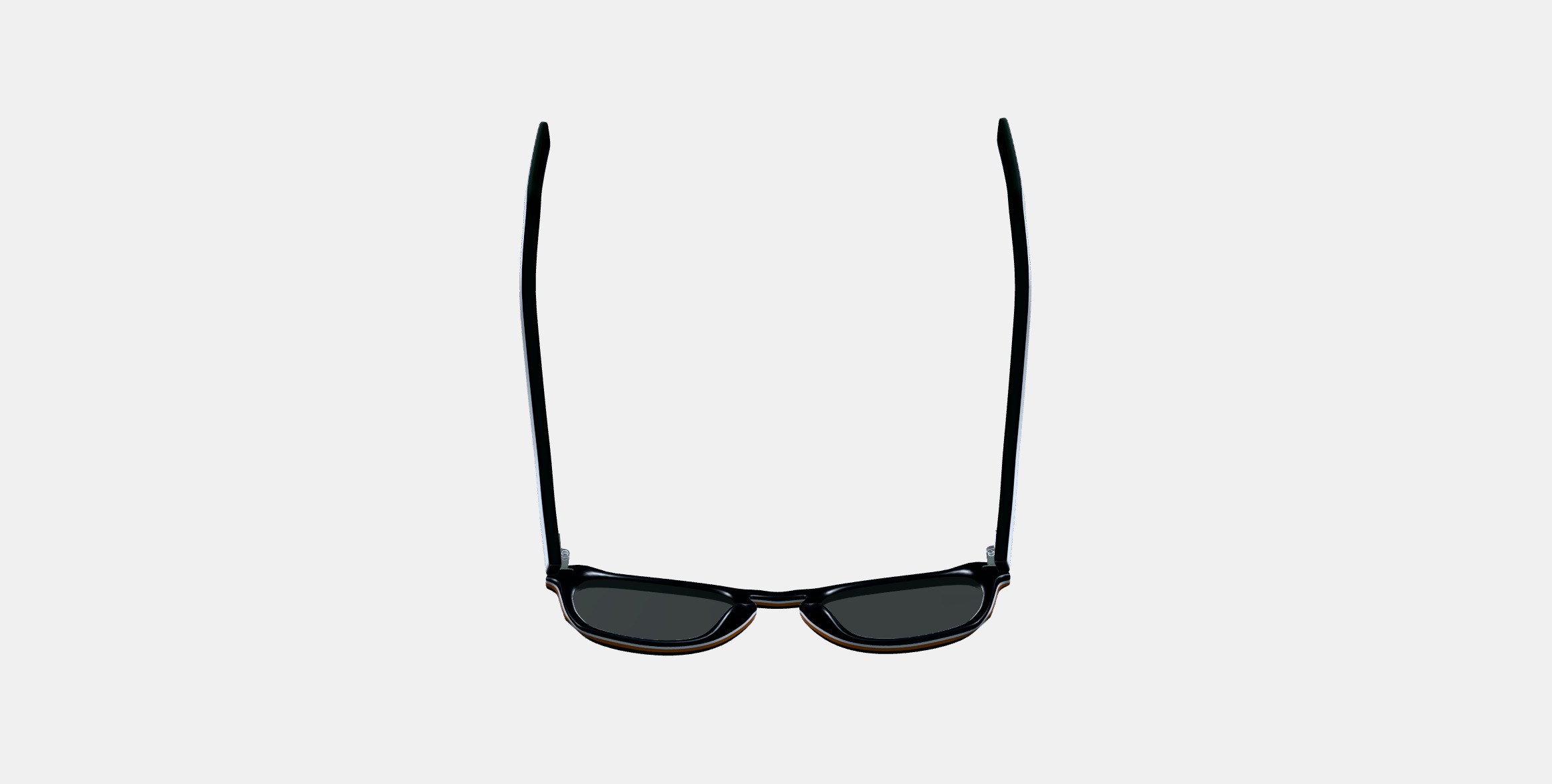 Topper Sunglasses in Black Matte Eclipse 3D model_7