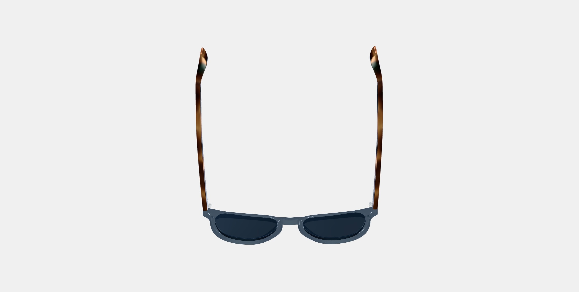 Toddy Sunglasses in Azure Crystal with Oak Barrel 3D model_7