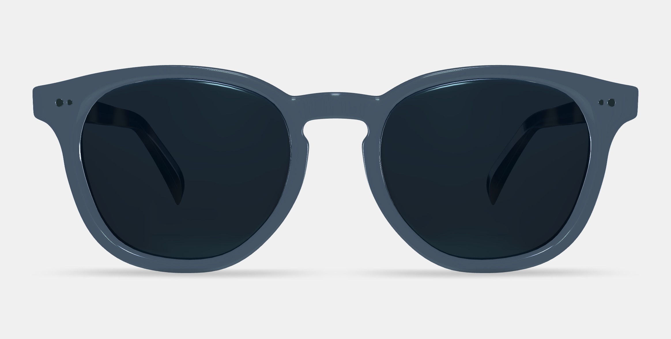 Toddy Sunglasses in Azure Crystal with Oak Barrel 3D model_11