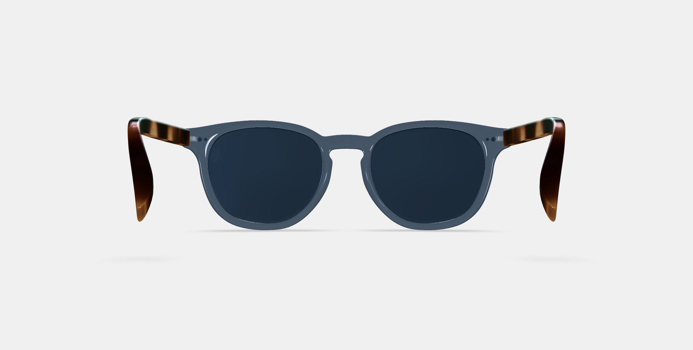Toddy Sunglasses in Azure Crystal with Oak Barrel 3D model_15