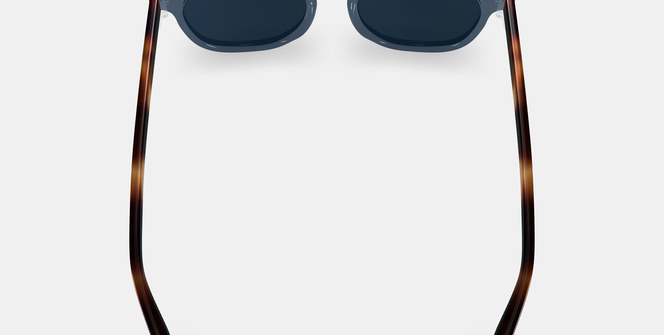 Toddy Sunglasses in Azure Crystal with Oak Barrel 3D model_5