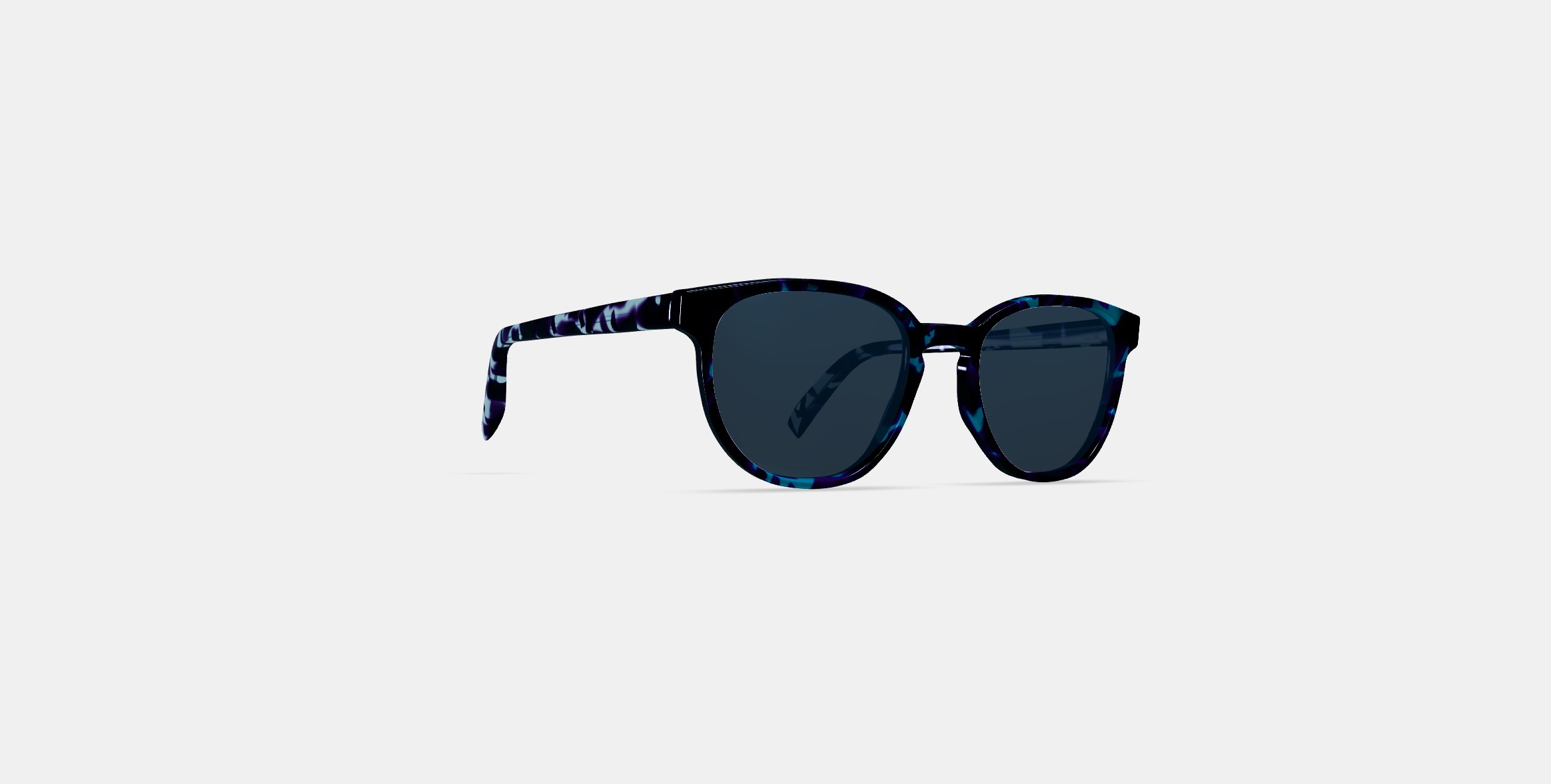 Sydney Sunglasses in Riverbed Tortoise 3D model_2