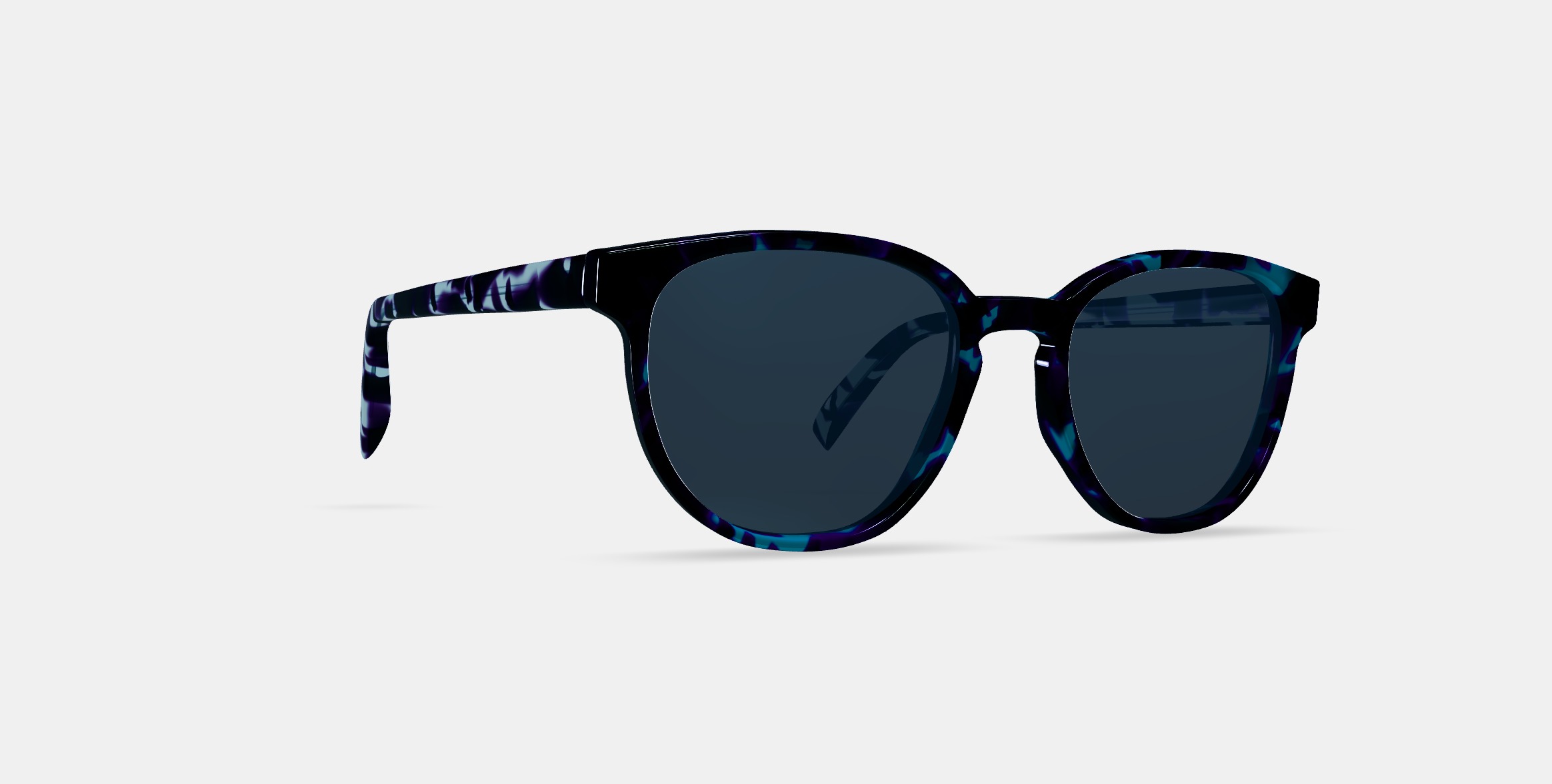 Sydney Sunglasses in Riverbed Tortoise 3D model_9
