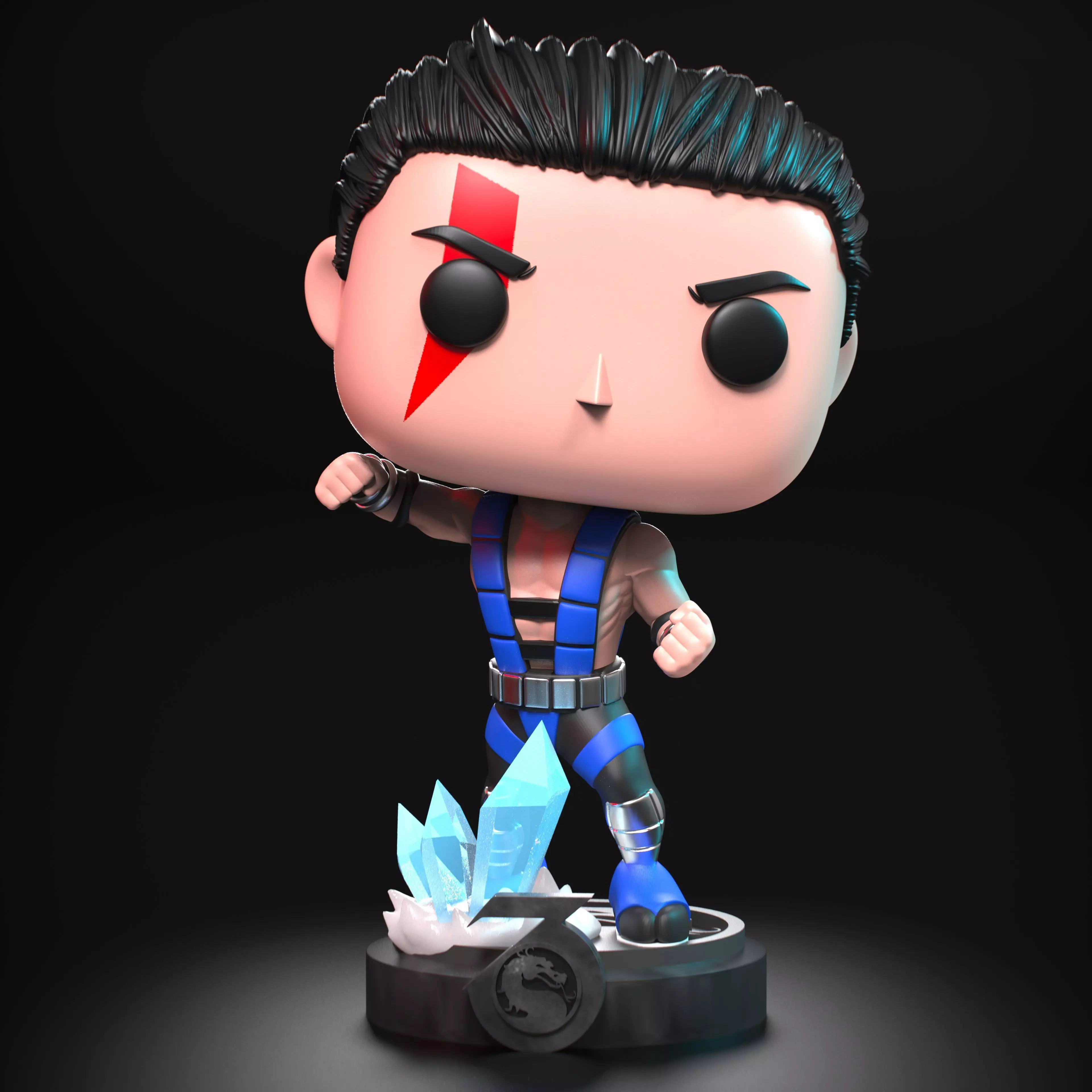 SUB-ZERO MORTAL KOMBAT 3 3D print model_0