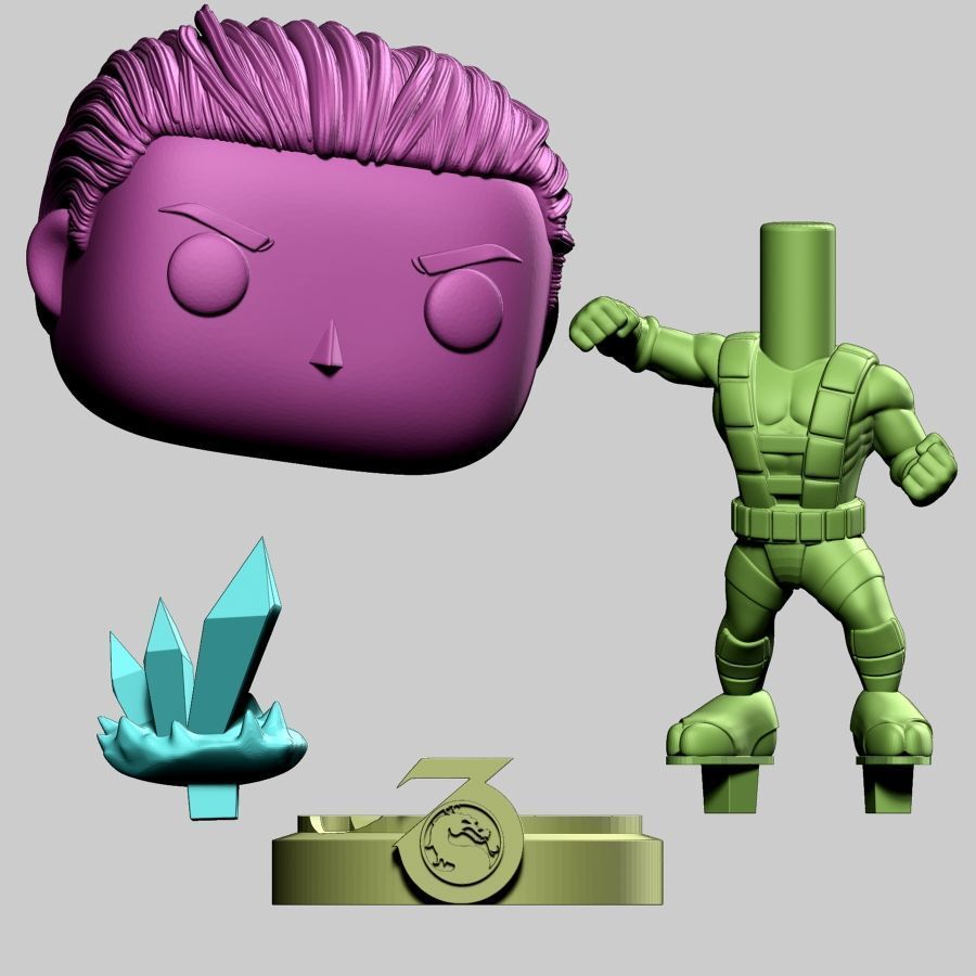 SUB-ZERO MORTAL KOMBAT 3 3D print model_3