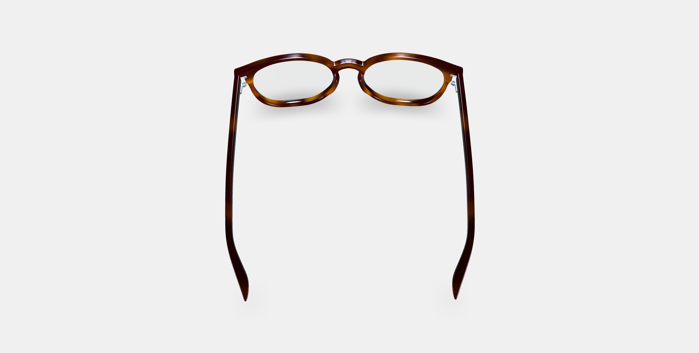 Carlton Eyeglasses in Ristretto Tortoise 3D model_2