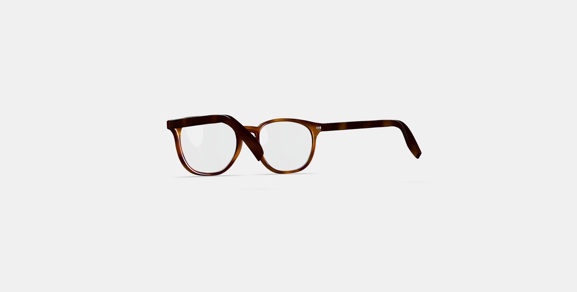 Carlton Eyeglasses in Ristretto Tortoise 3D model_16