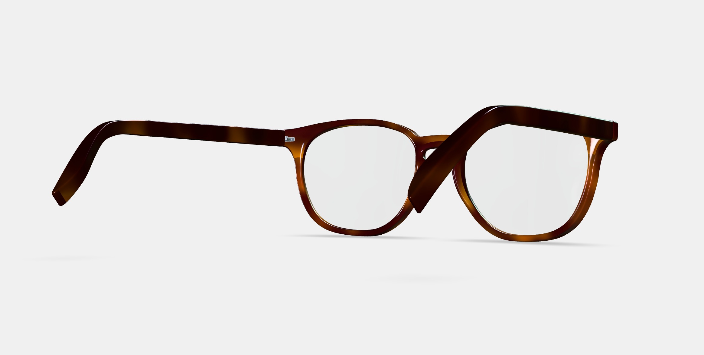 Carlton Eyeglasses in Ristretto Tortoise 3D model_6