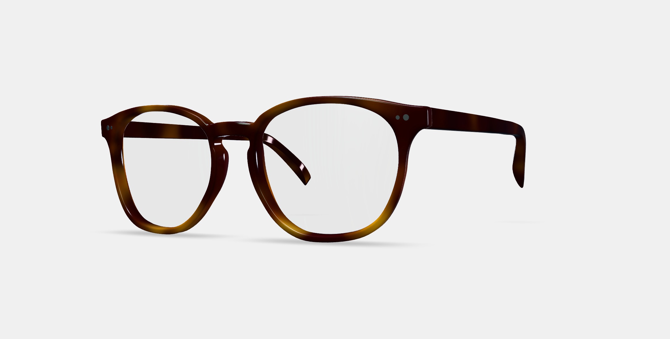 Carlton Eyeglasses in Ristretto Tortoise 3D model_13