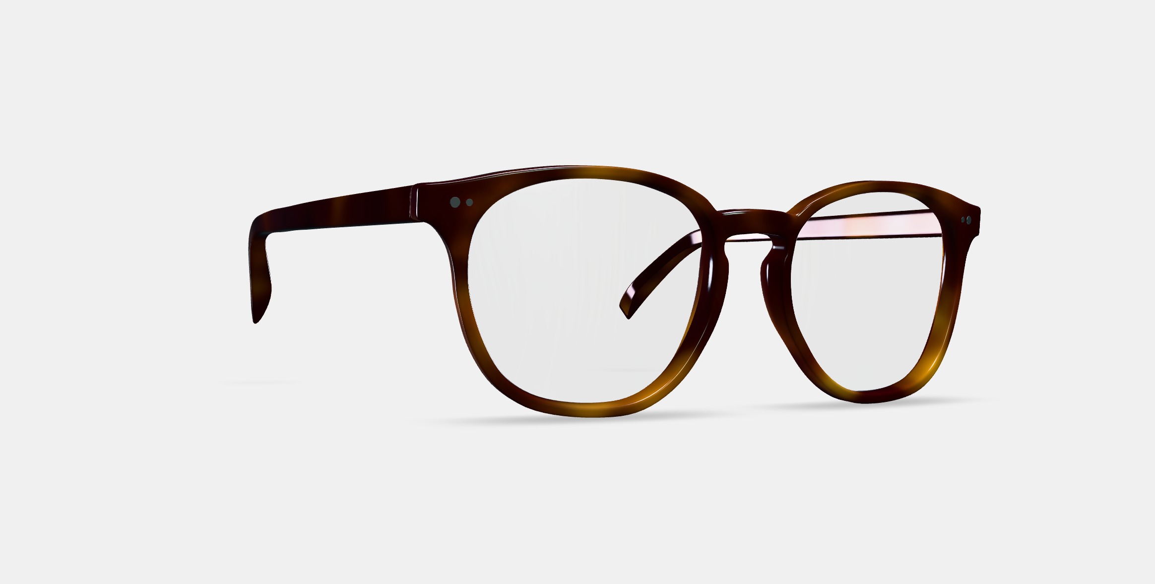 Carlton Eyeglasses in Ristretto Tortoise 3D model_9