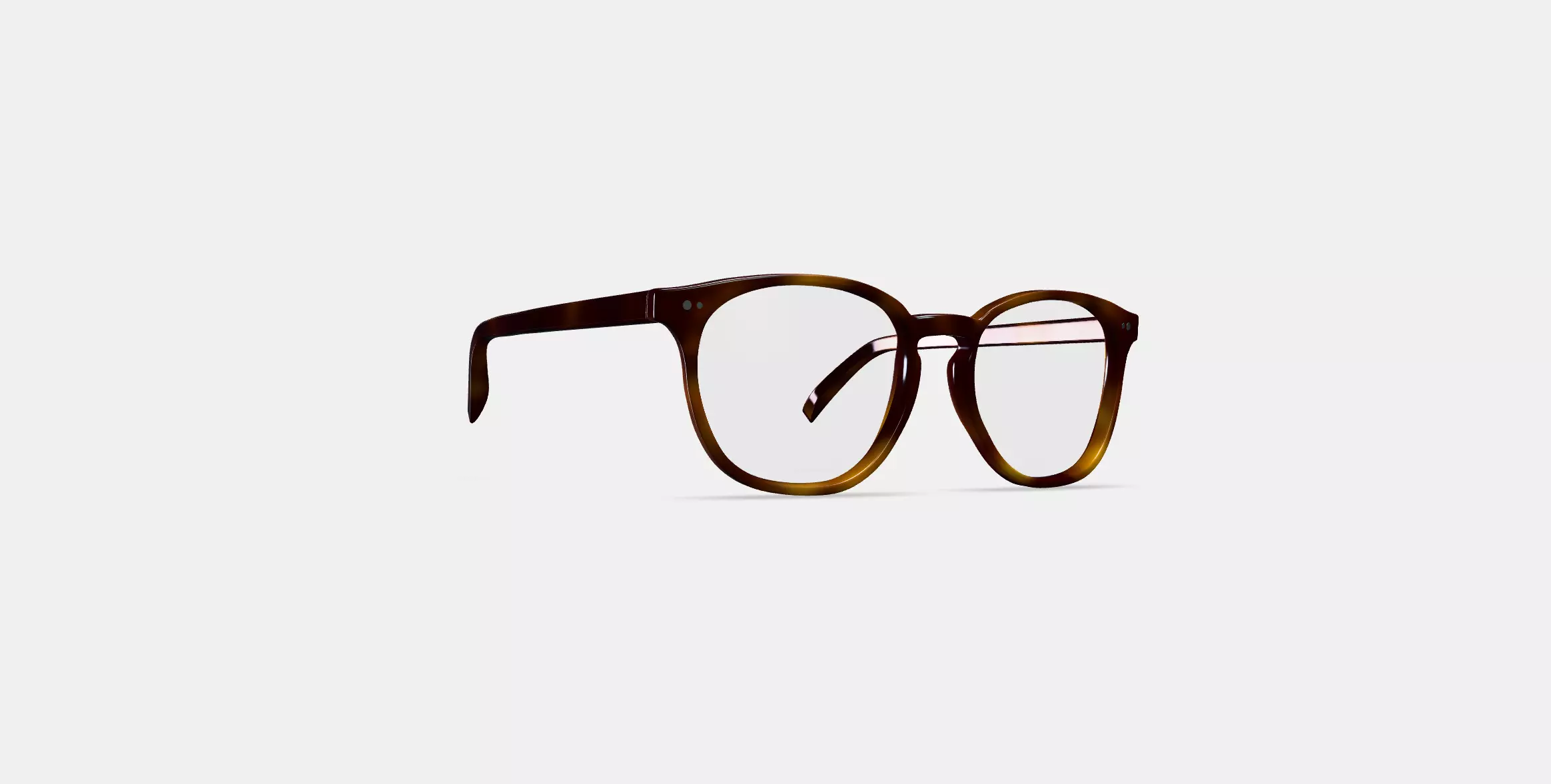 Carlton Eyeglasses in Ristretto Tortoise 3D model_0