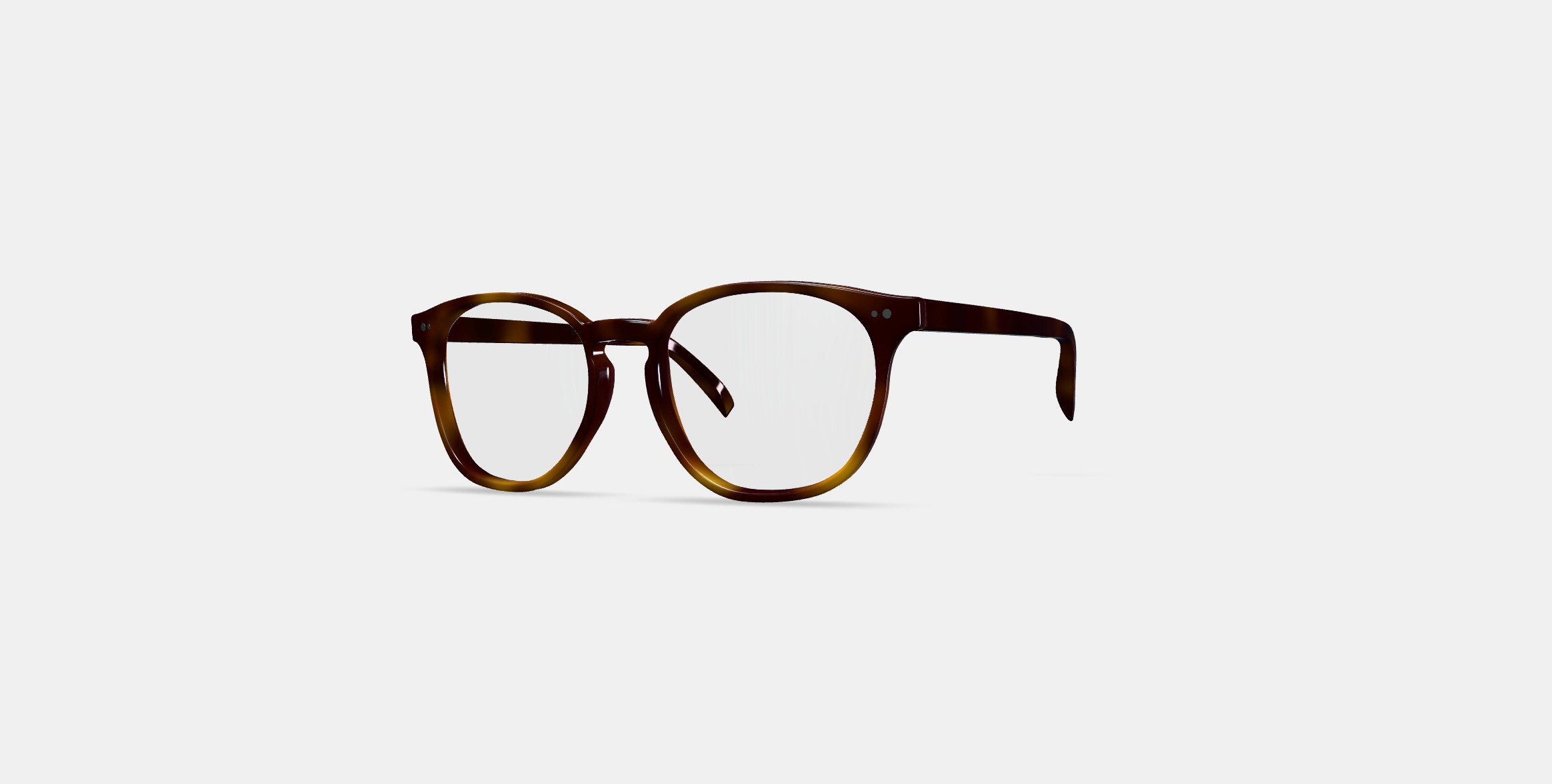Carlton Eyeglasses in Ristretto Tortoise 3D model_12
