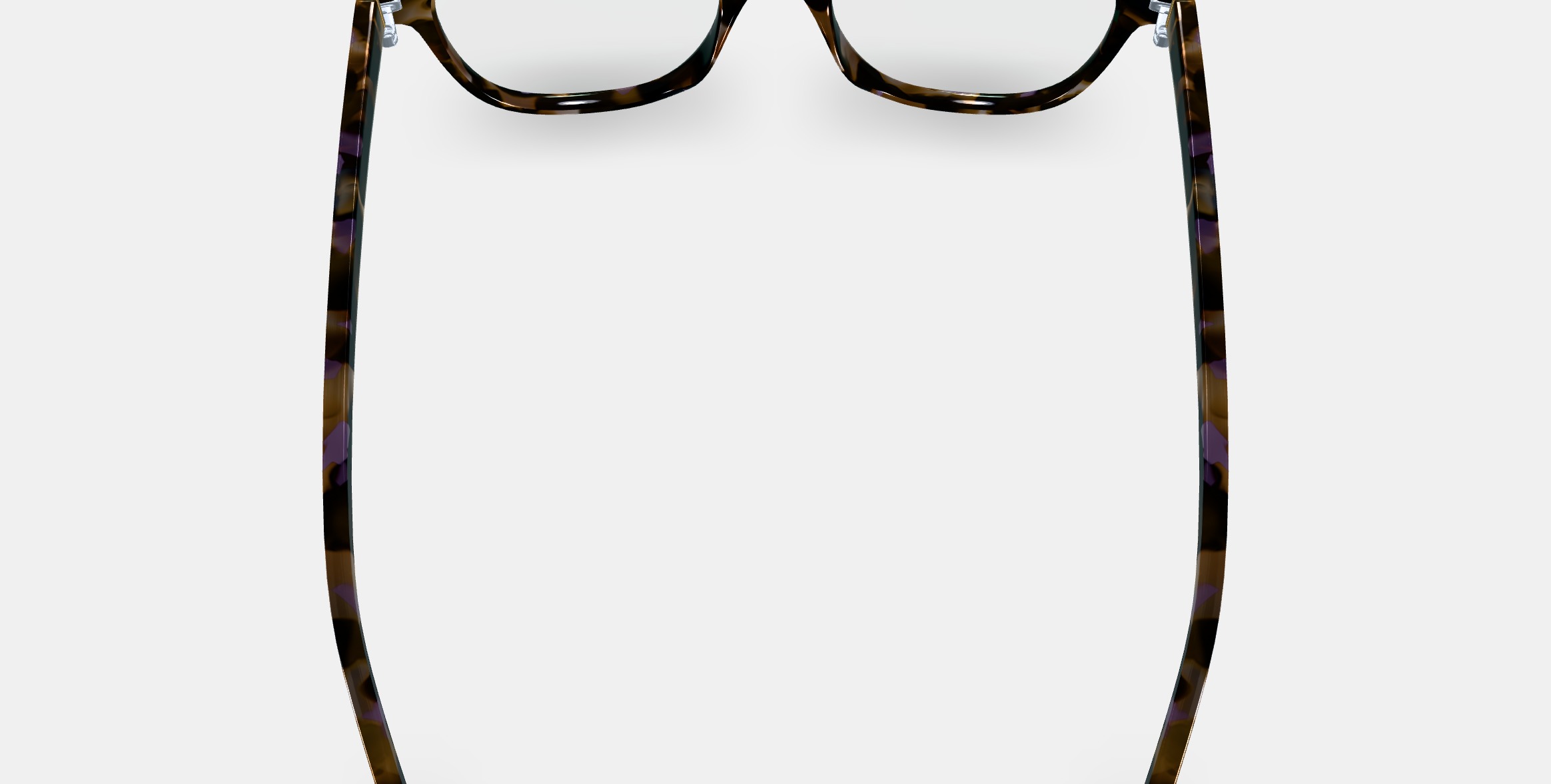 Amelia Eyeglasses in Lavender Tortoise 3D model_5