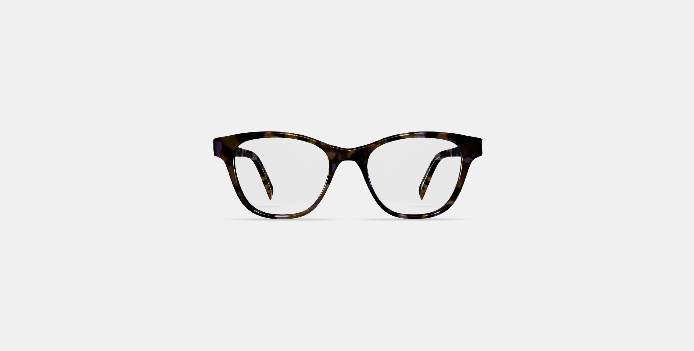 Amelia Eyeglasses in Lavender Tortoise 3D model_10