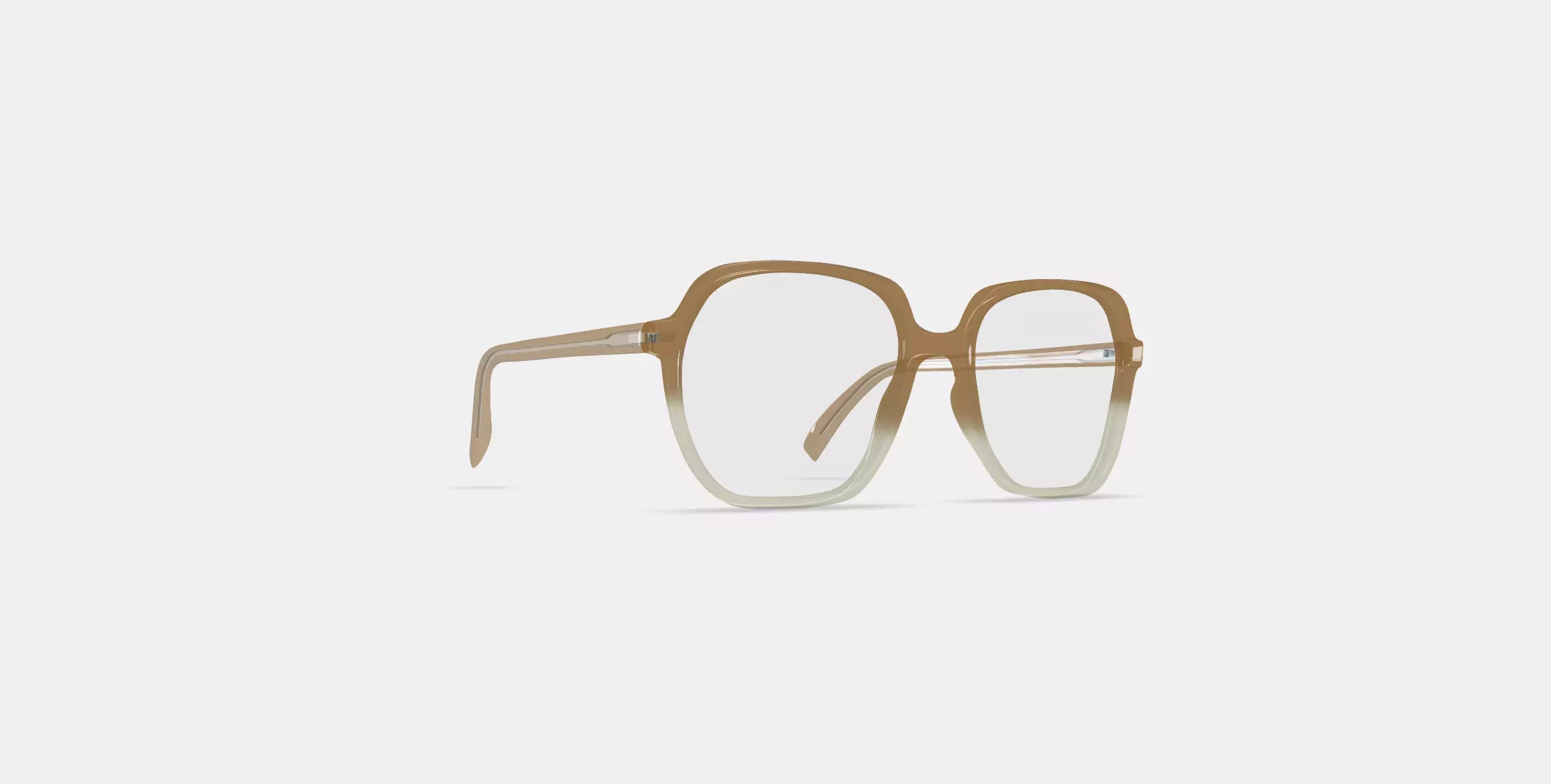 Willetta Eyeglasses in Chai Crystal Fade 3D model_0