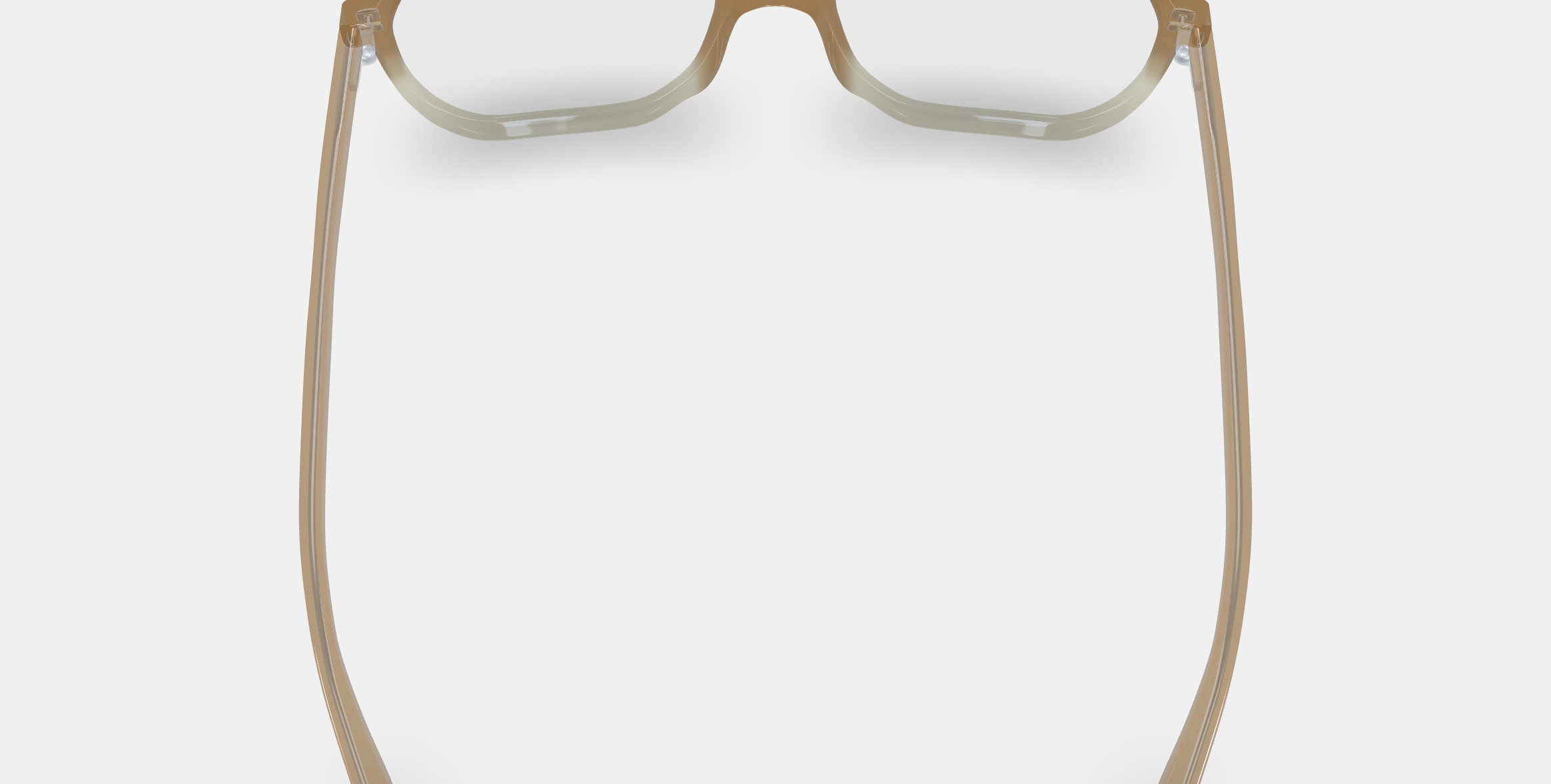Willetta Eyeglasses in Chai Crystal Fade 3D model_4