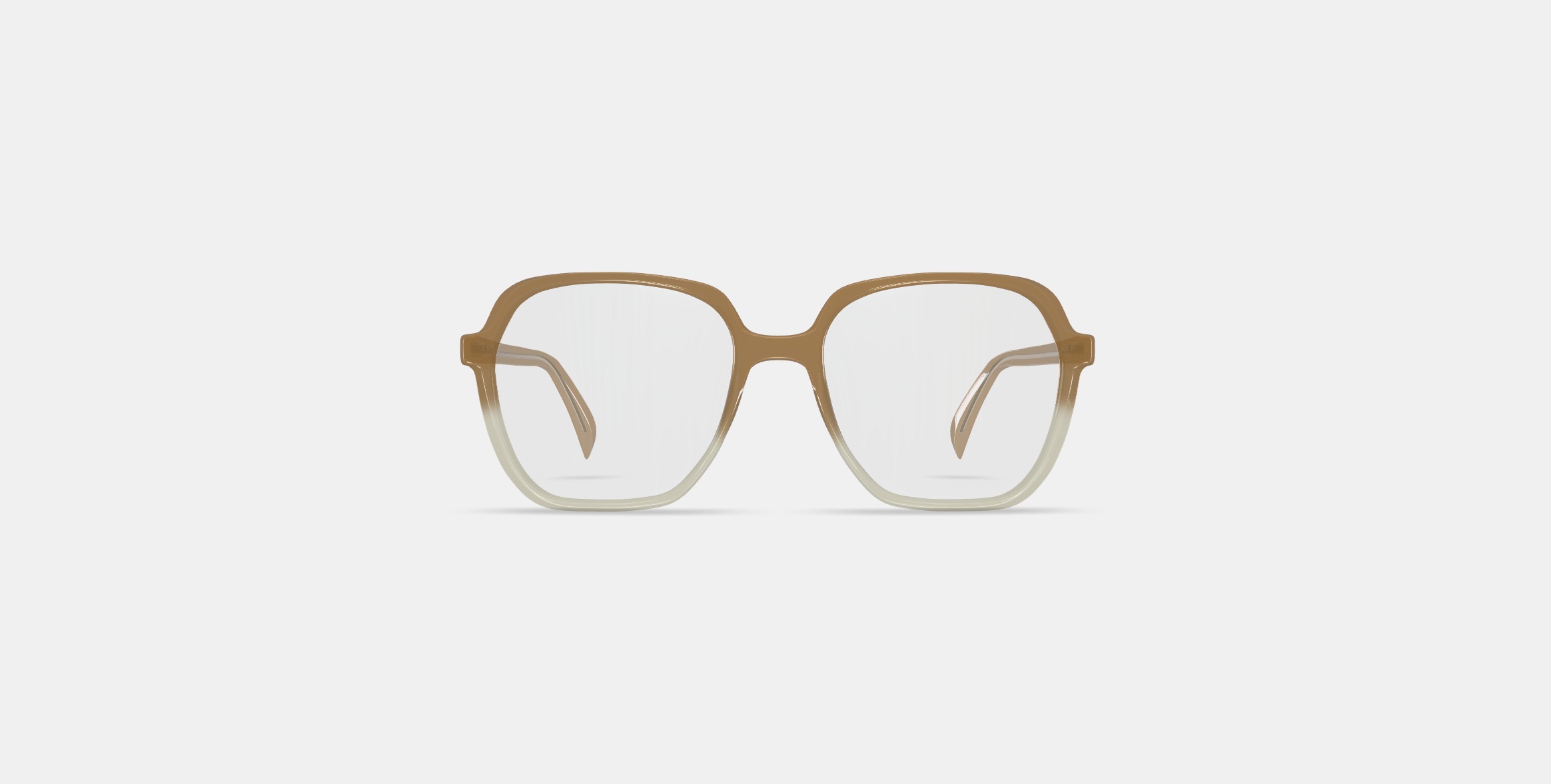 Willetta Eyeglasses in Chai Crystal Fade 3D model_10