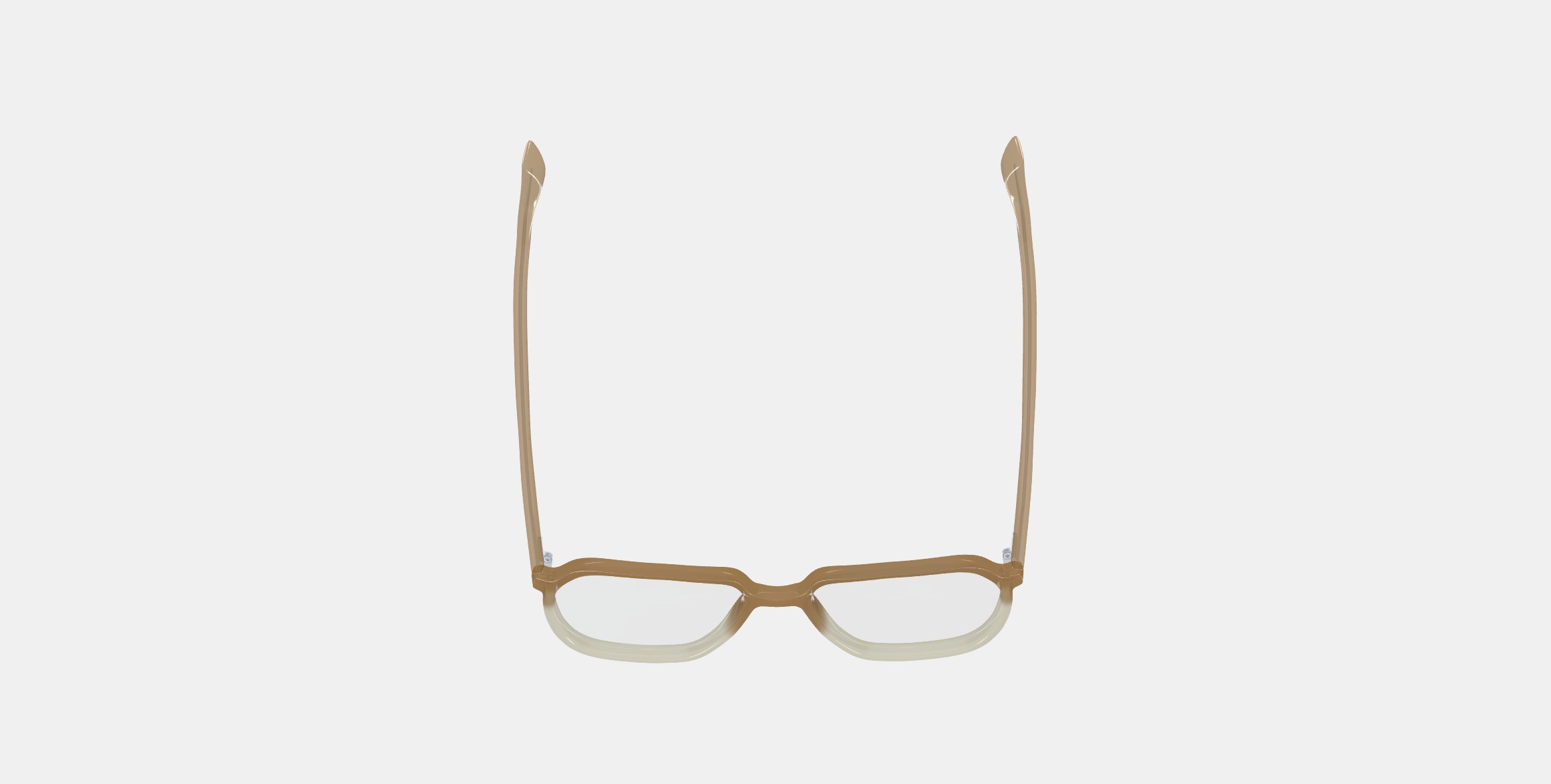 Willetta Eyeglasses in Chai Crystal Fade 3D model_7