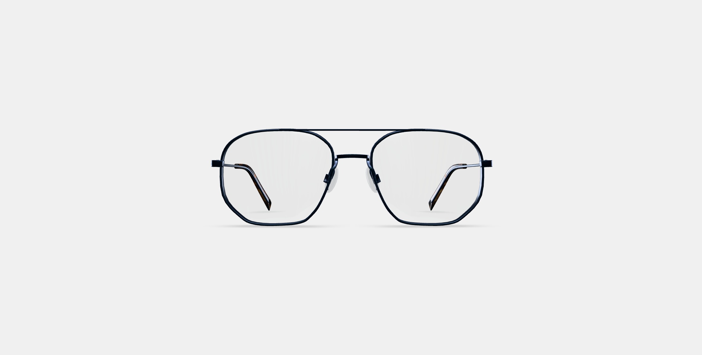 Aram Eyeglasses in Brushed Ink 3D model_10