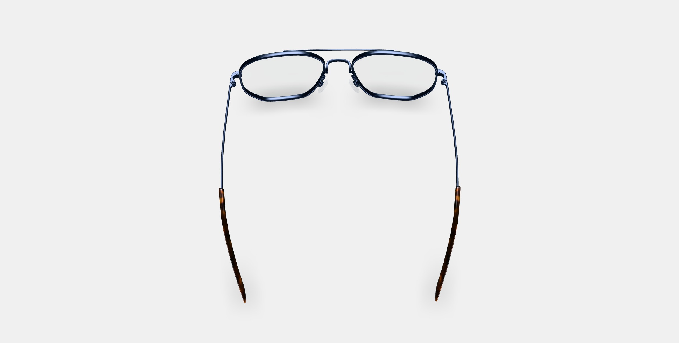 Aram Eyeglasses in Brushed Ink 3D model_2