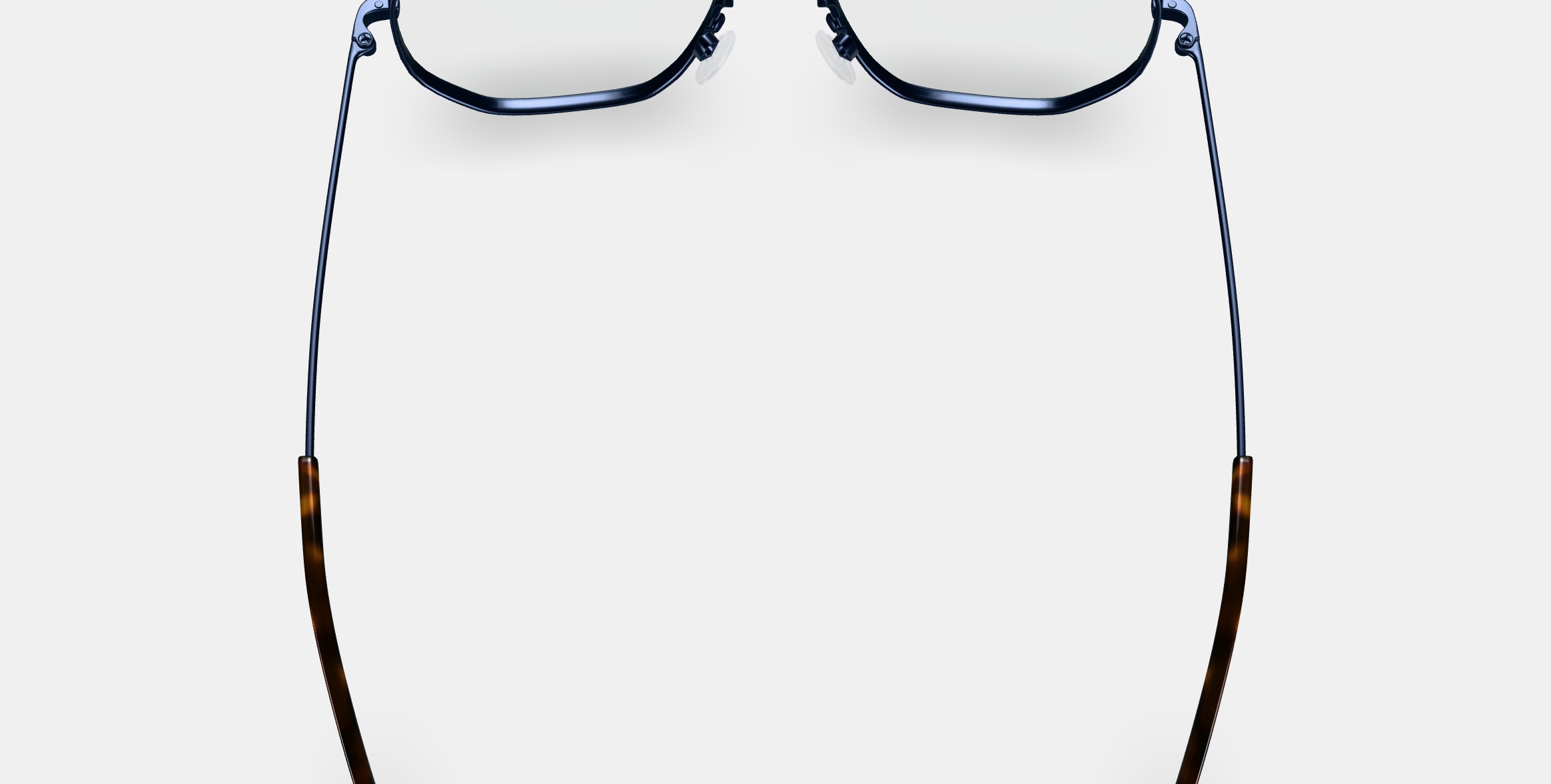 Aram Eyeglasses in Brushed Ink 3D model_4
