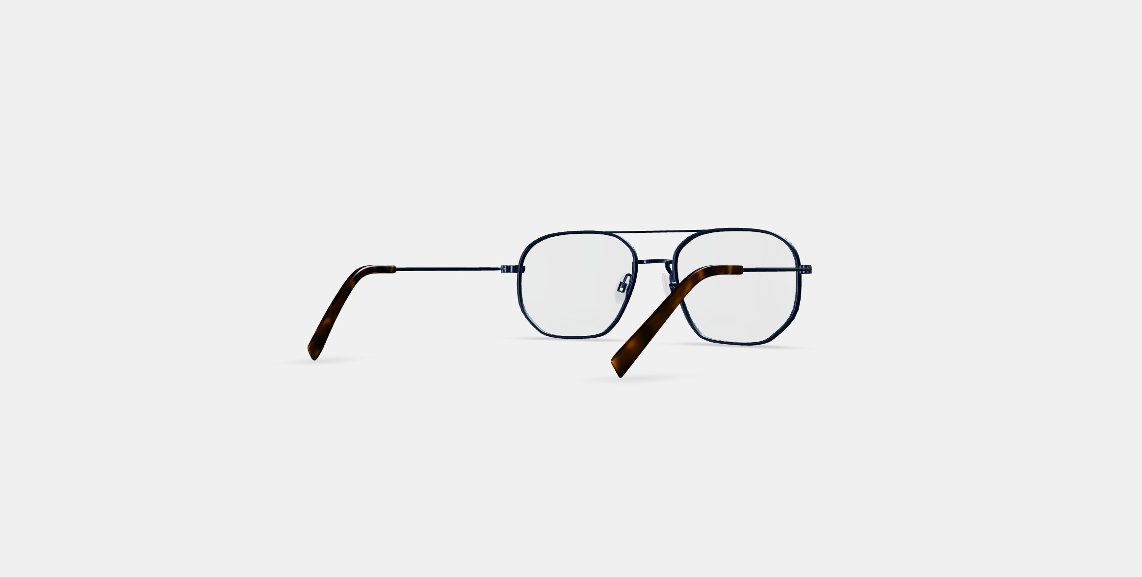 Aram Eyeglasses in Brushed Ink 3D model_5