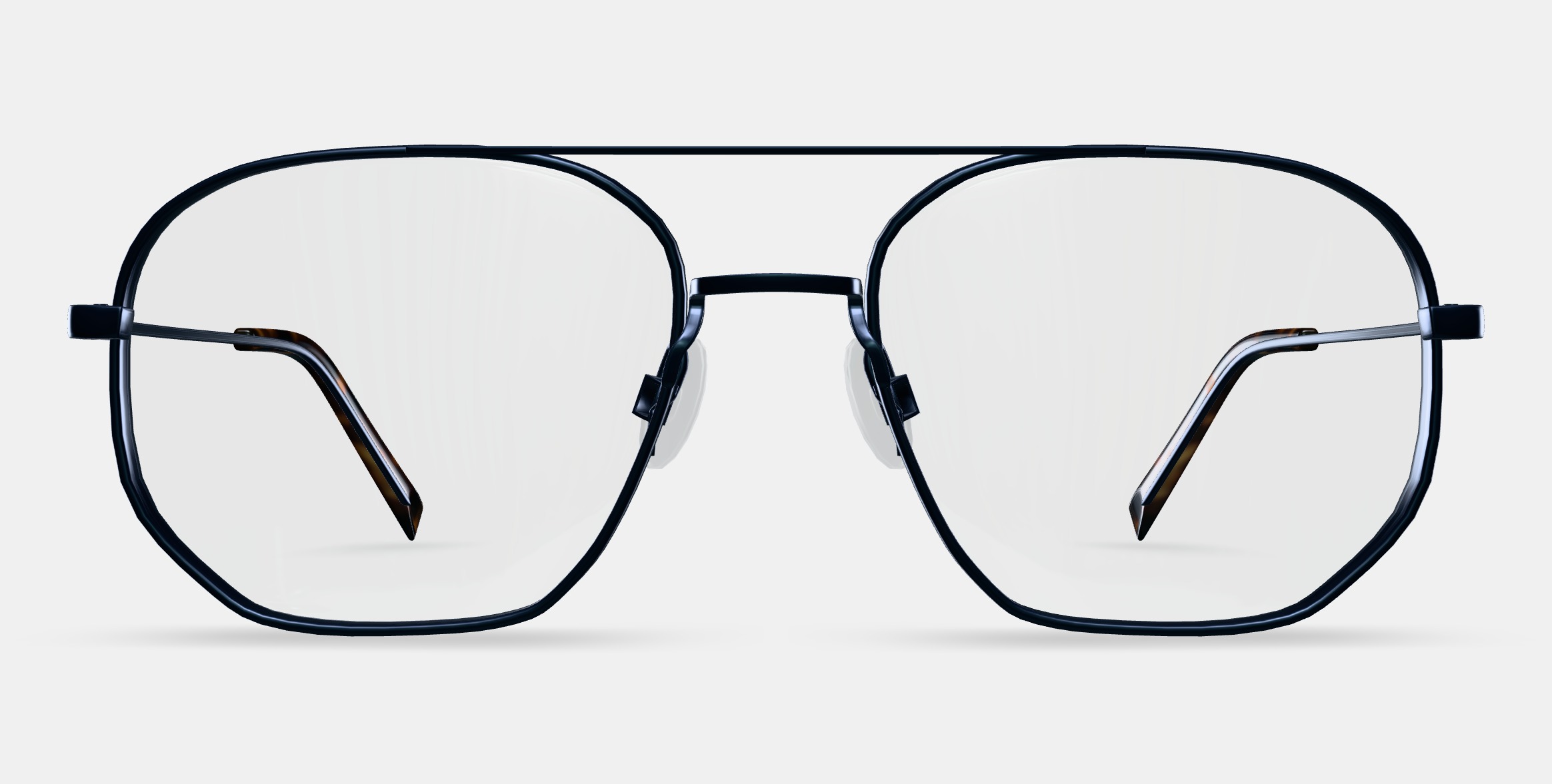 Aram Eyeglasses in Brushed Ink 3D model_11