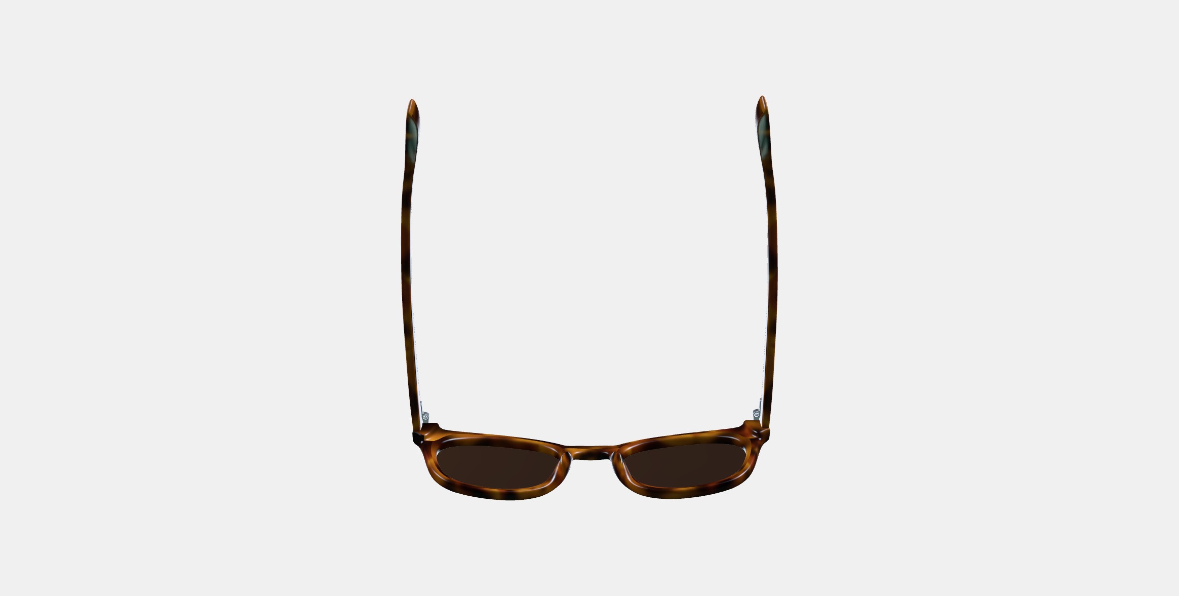 Newman Sunglasses in Woodgrain Tortoise 3D model_6