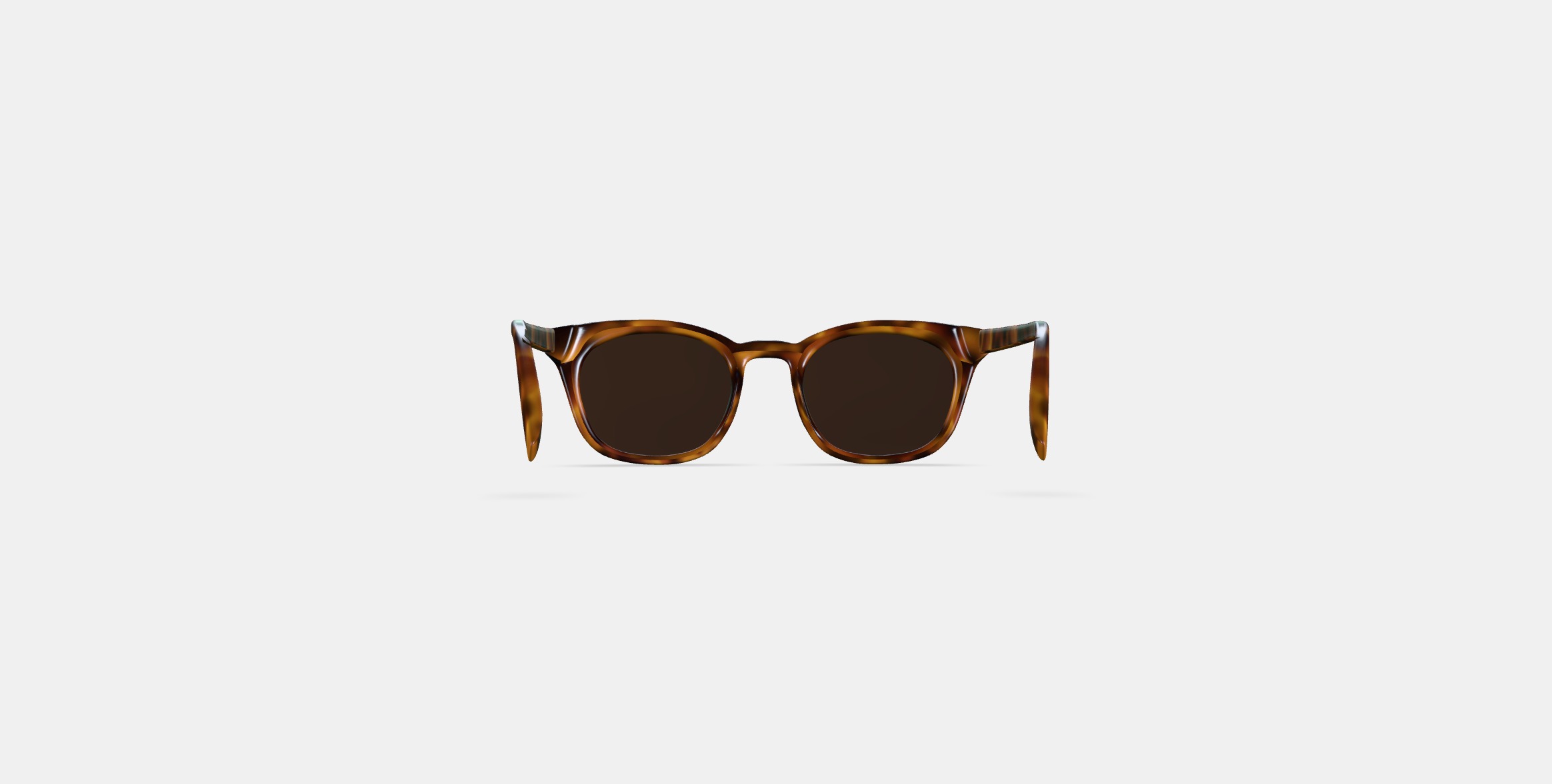 Newman Sunglasses in Woodgrain Tortoise 3D model_14