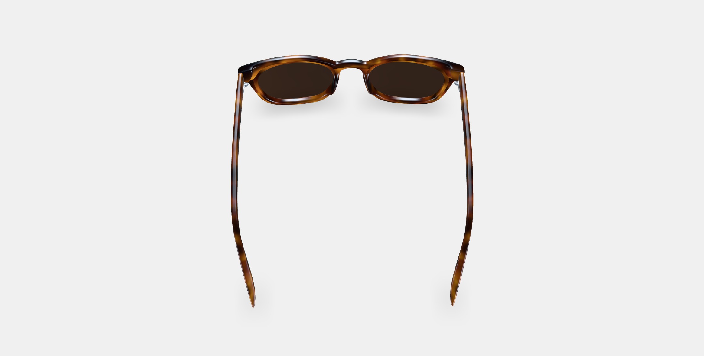 Newman Sunglasses in Woodgrain Tortoise 3D model_2