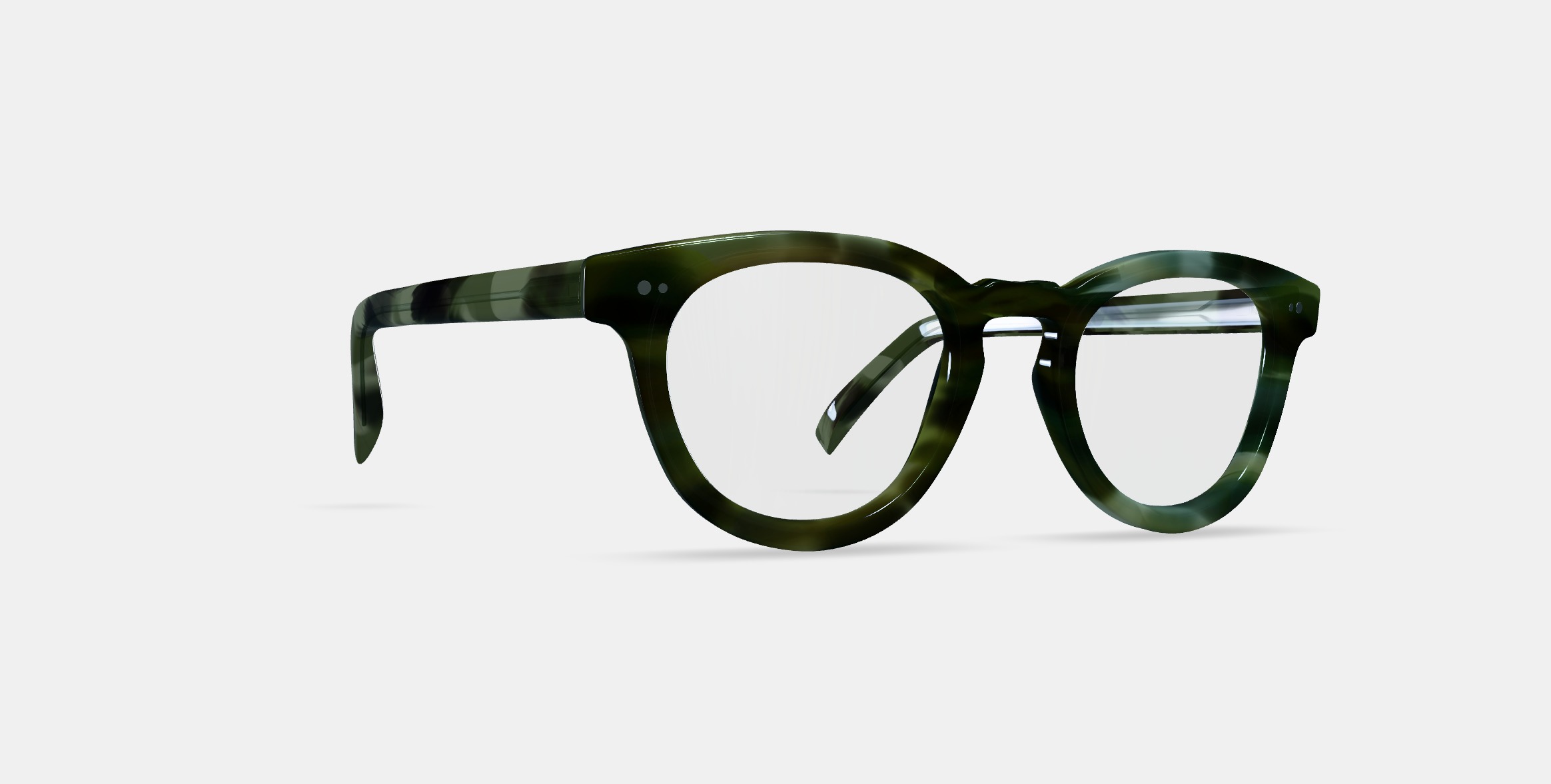 Ainsley Eyeglasses in Striped Cypress 3D model_9