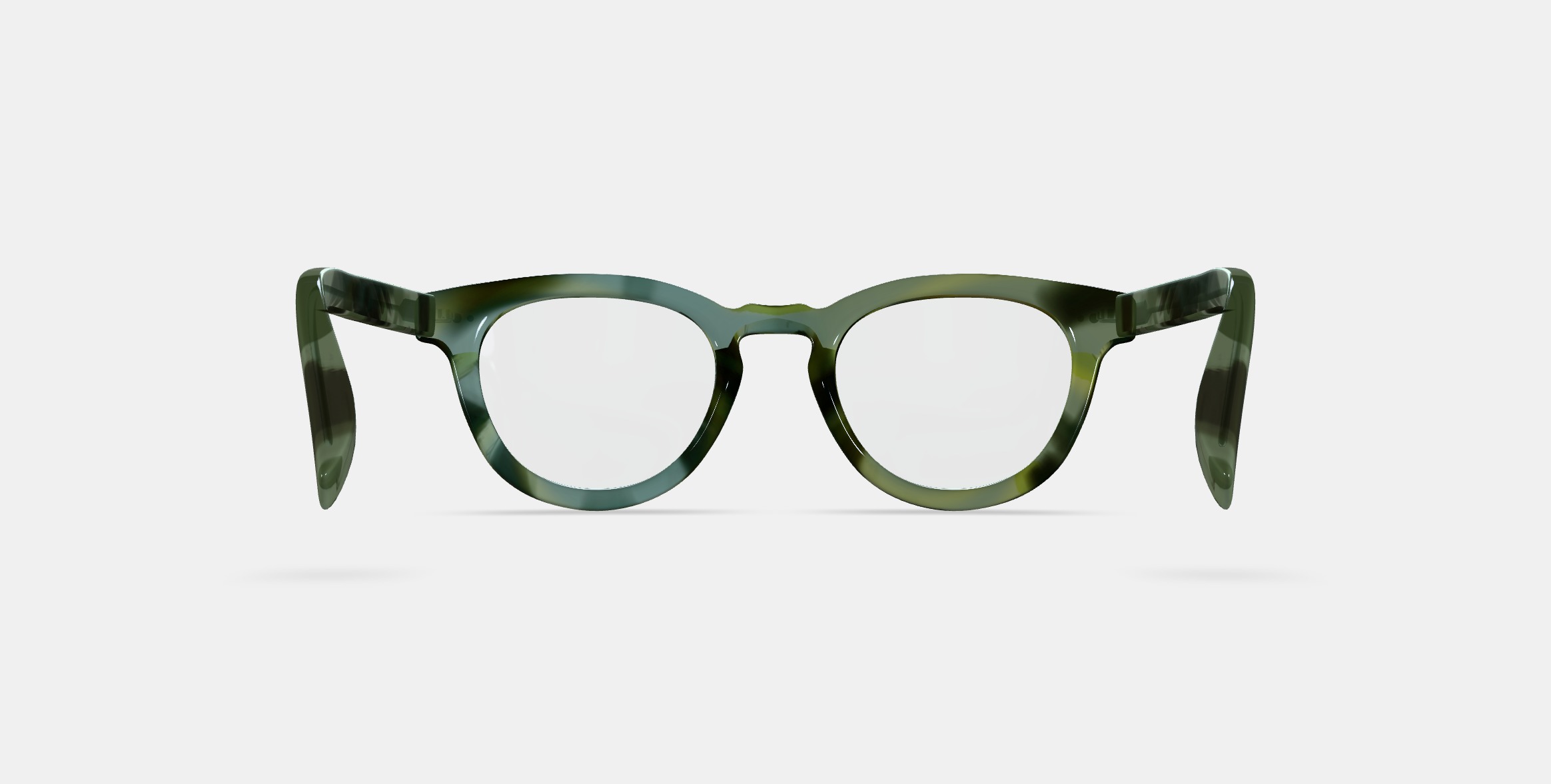 Ainsley Eyeglasses in Striped Cypress 3D model_15