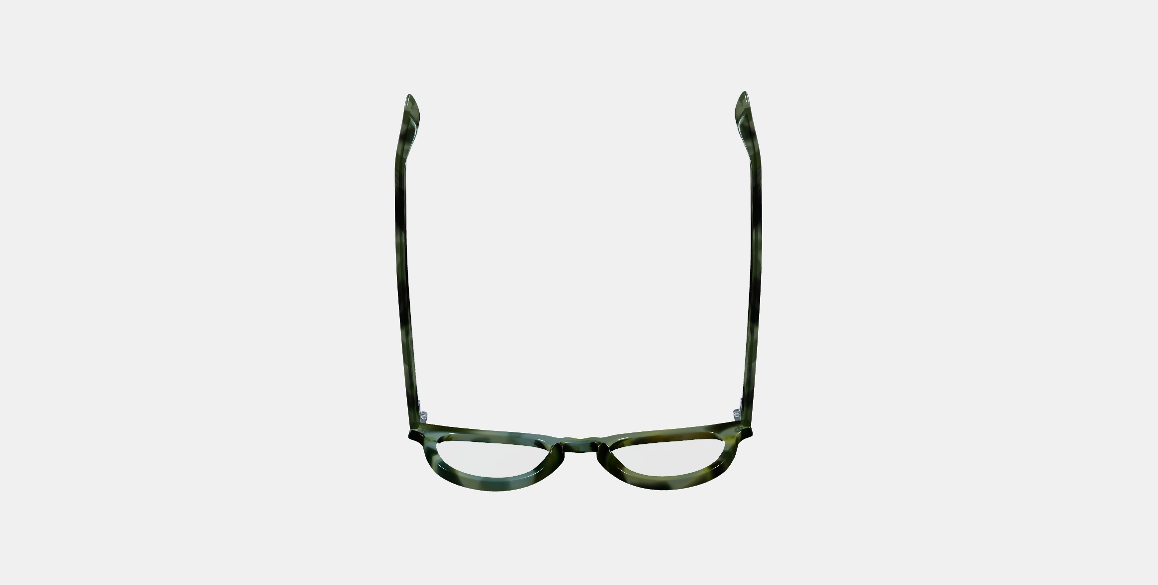 Ainsley Eyeglasses in Striped Cypress 3D model_7