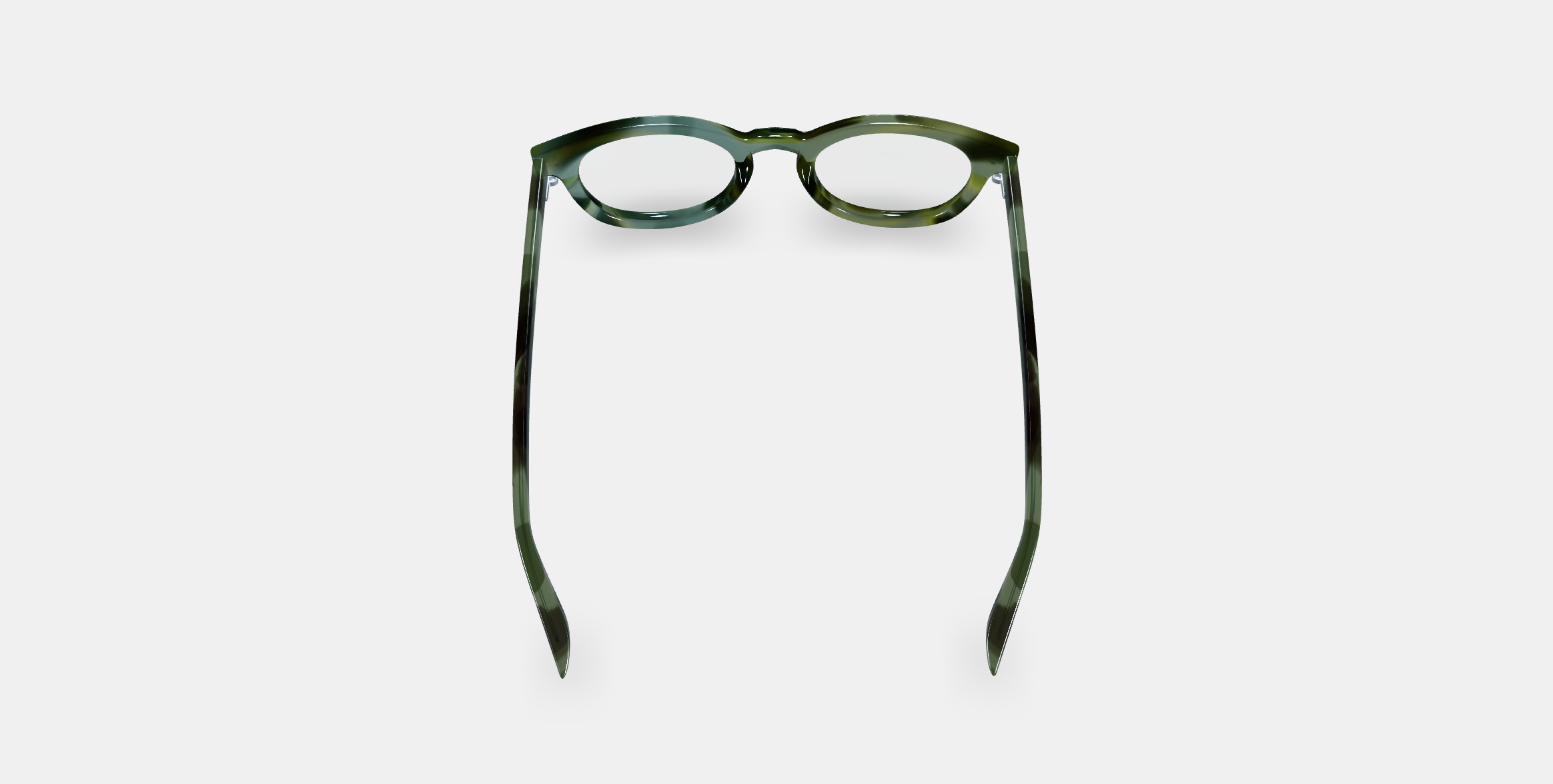 Ainsley Eyeglasses in Striped Cypress 3D model_5