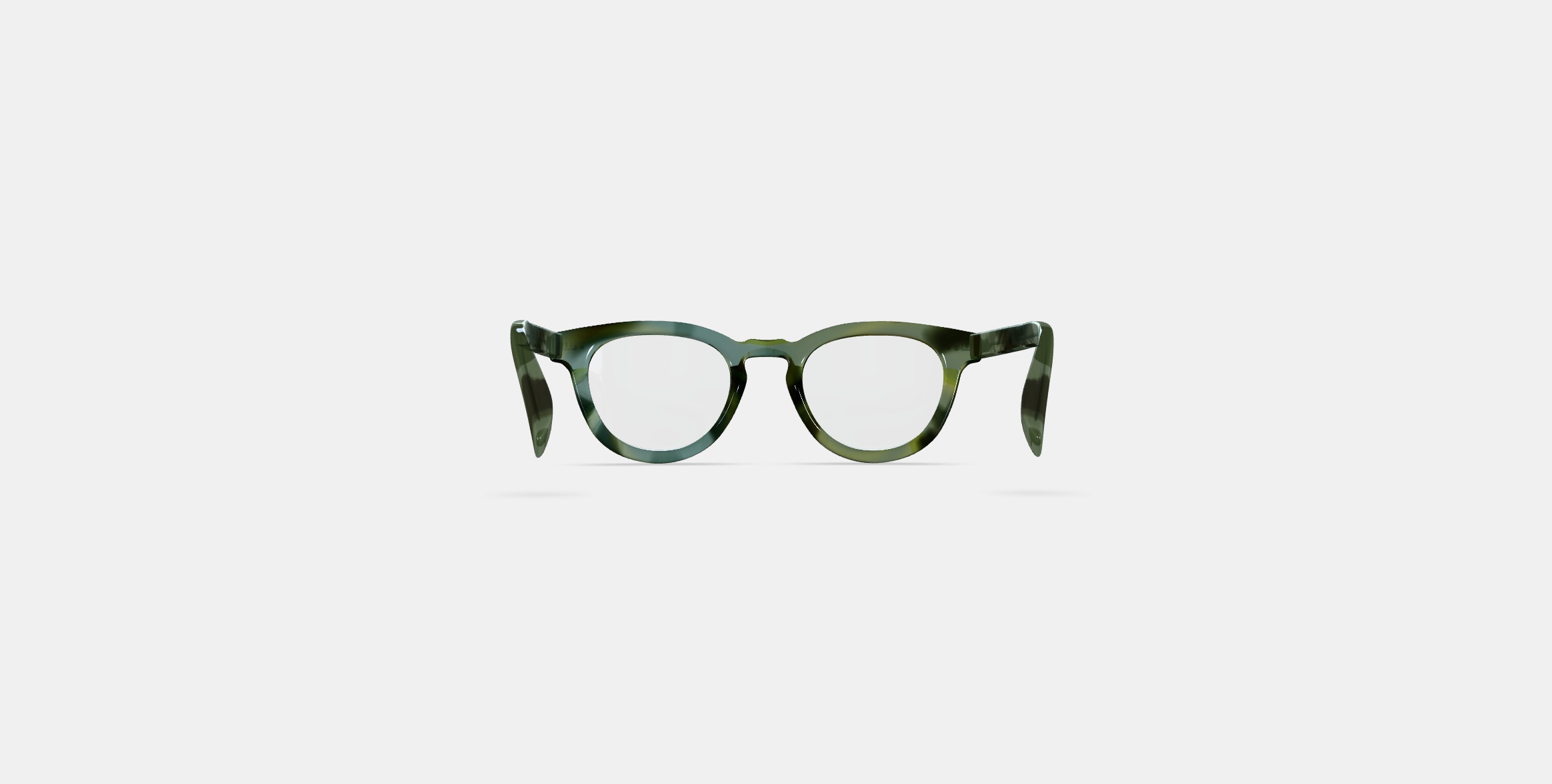 Ainsley Eyeglasses in Striped Cypress 3D model_14