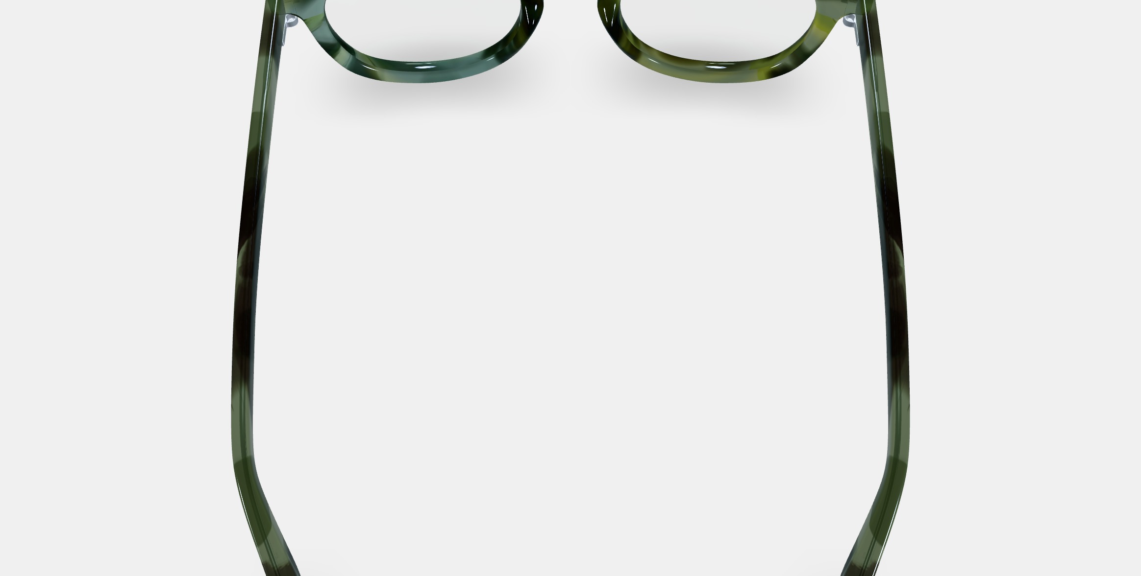 Ainsley Eyeglasses in Striped Cypress 3D model_3