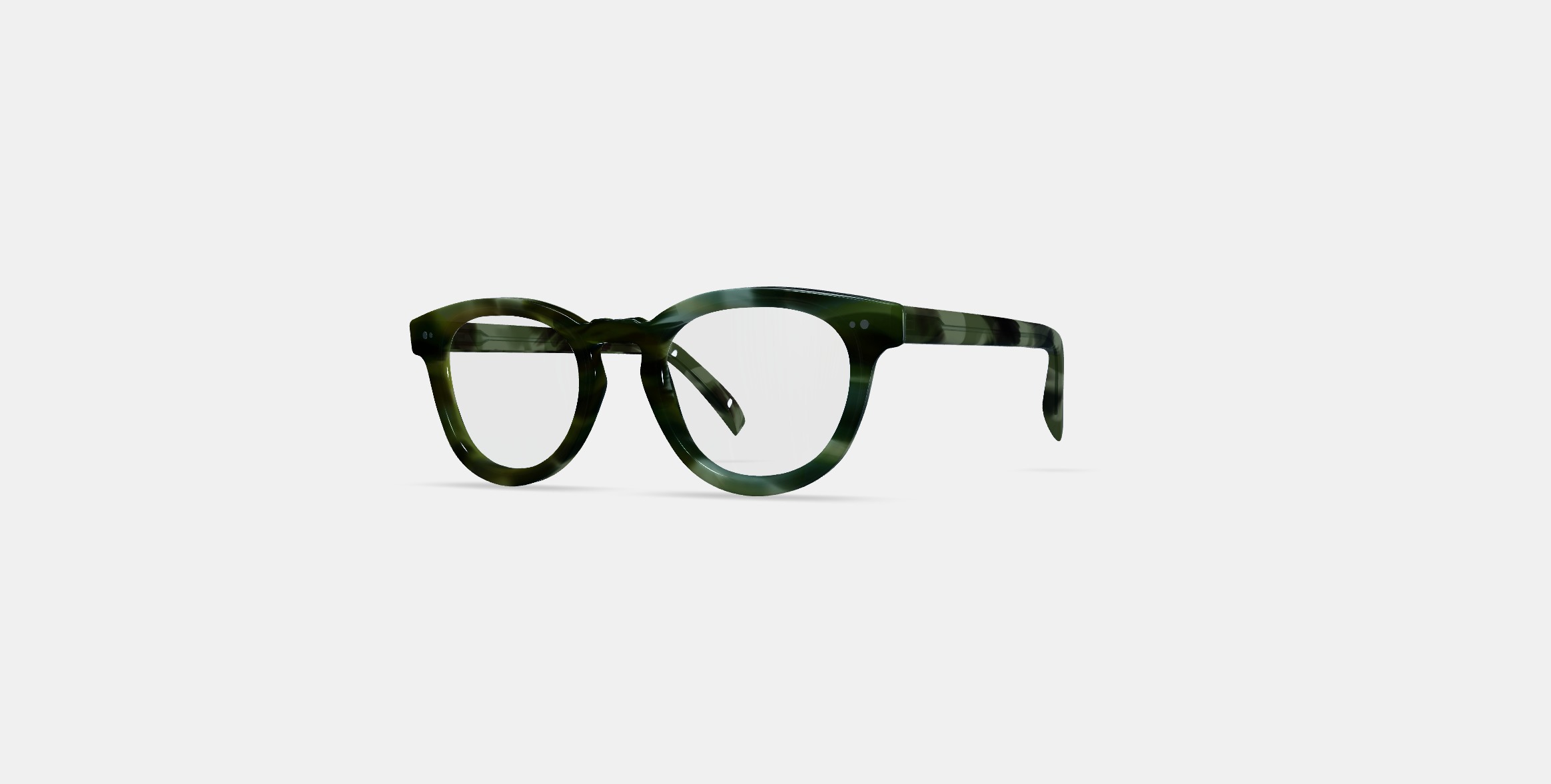 Ainsley Eyeglasses in Striped Cypress 3D model_12
