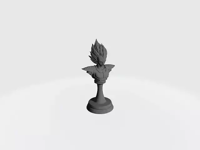 DBZ Chess Piece Light Square Queen 3D print model