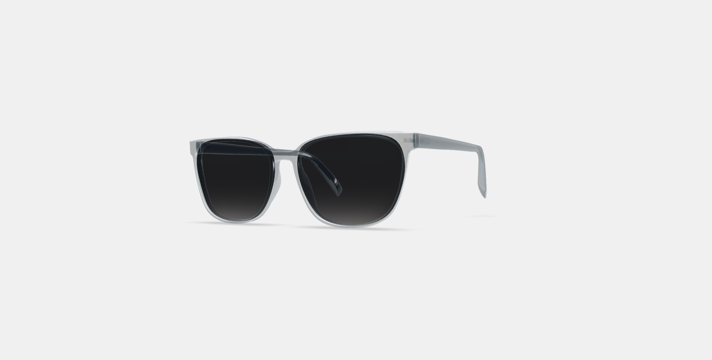 Esme Sunglasses in Crystal 3D model_12