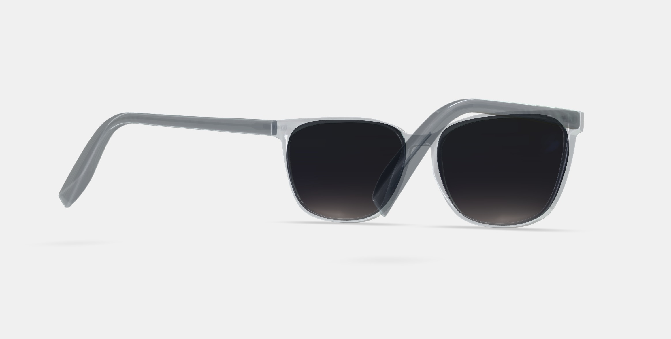 Esme Sunglasses in Crystal 3D model_6