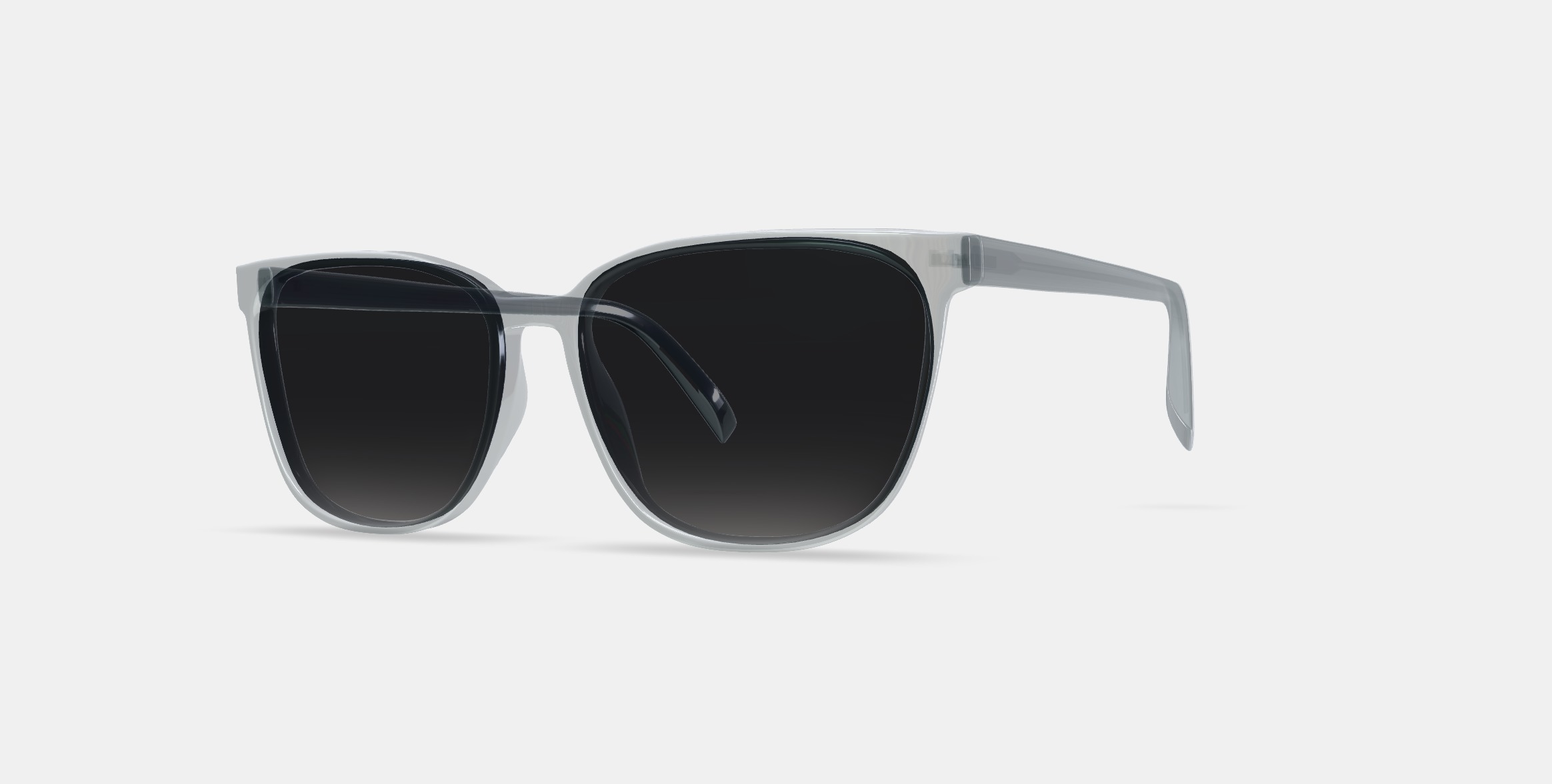 Esme Sunglasses in Crystal 3D model_13