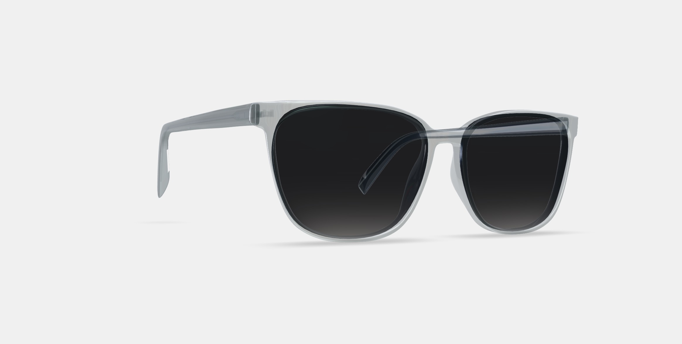 Esme Sunglasses in Crystal 3D model_9