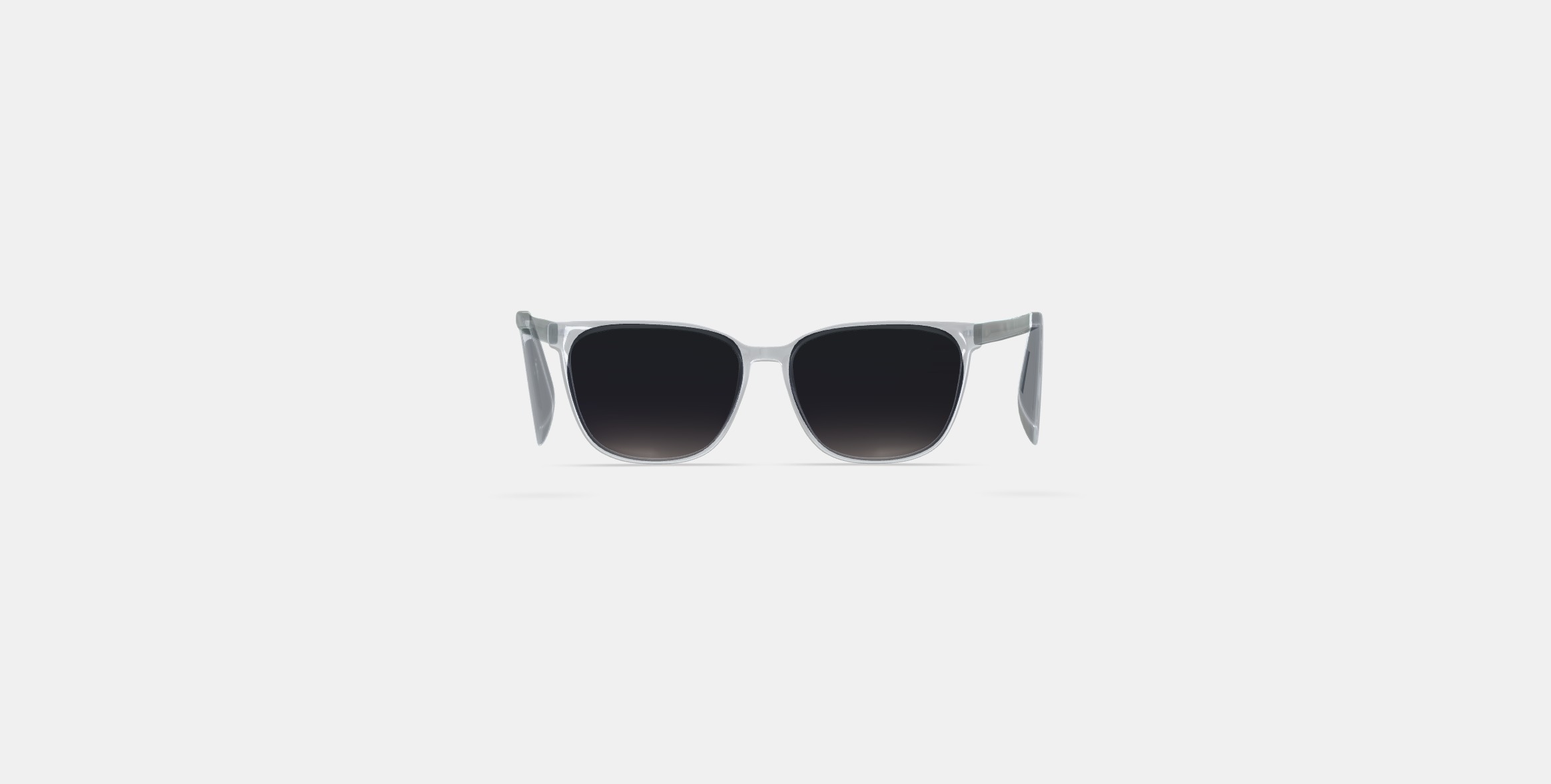 Esme Sunglasses in Crystal 3D model_14