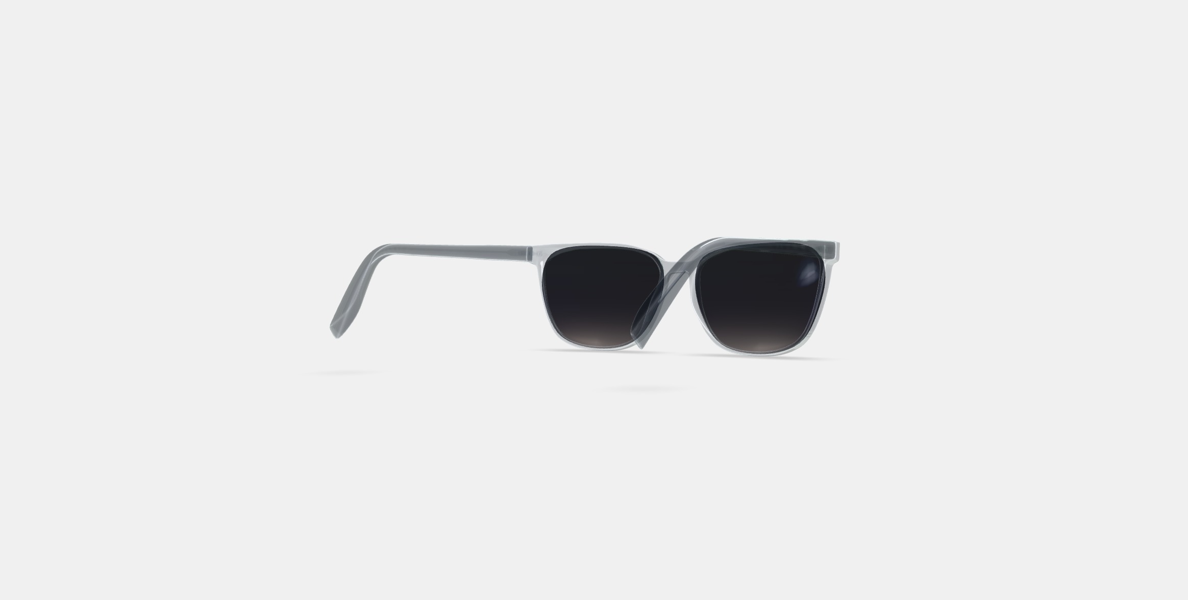 Esme Sunglasses in Crystal 3D model_5