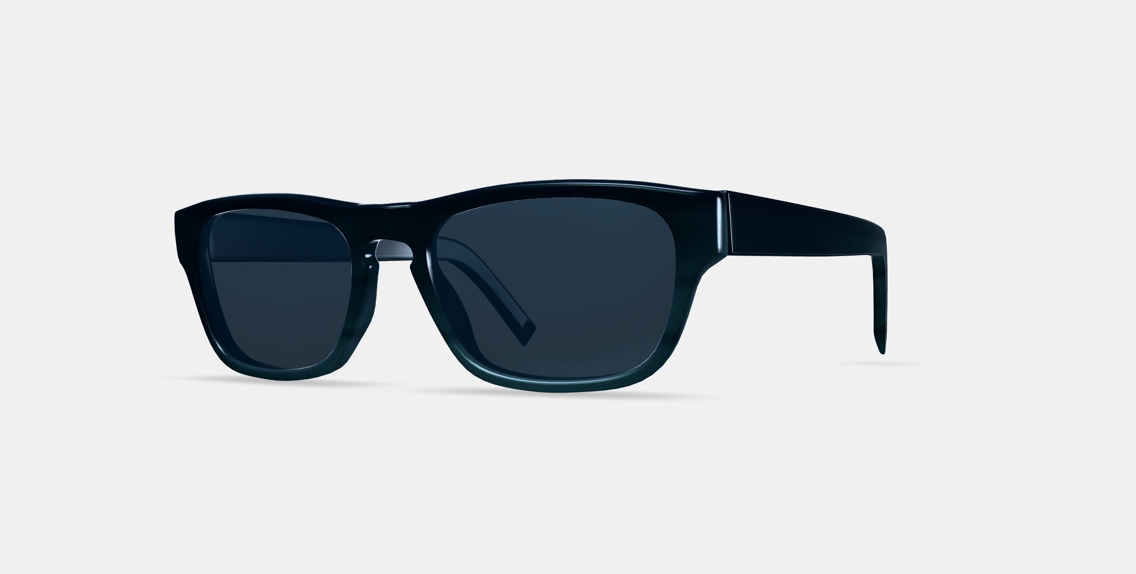 Roosevelt Sunglasses in Striped Pacific 3D model_13