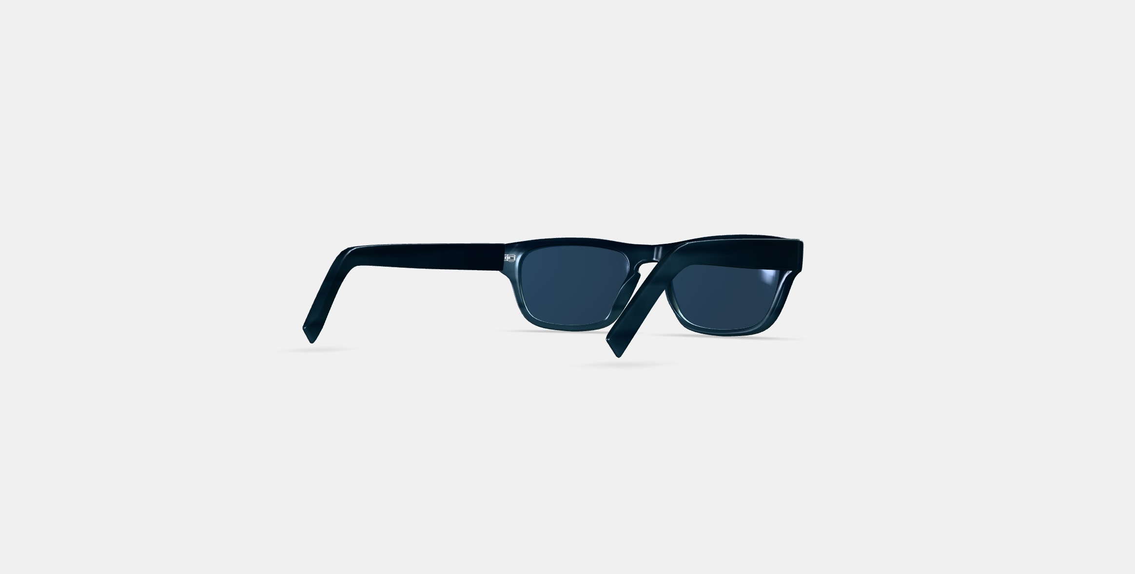 Roosevelt Sunglasses in Striped Pacific 3D model_5