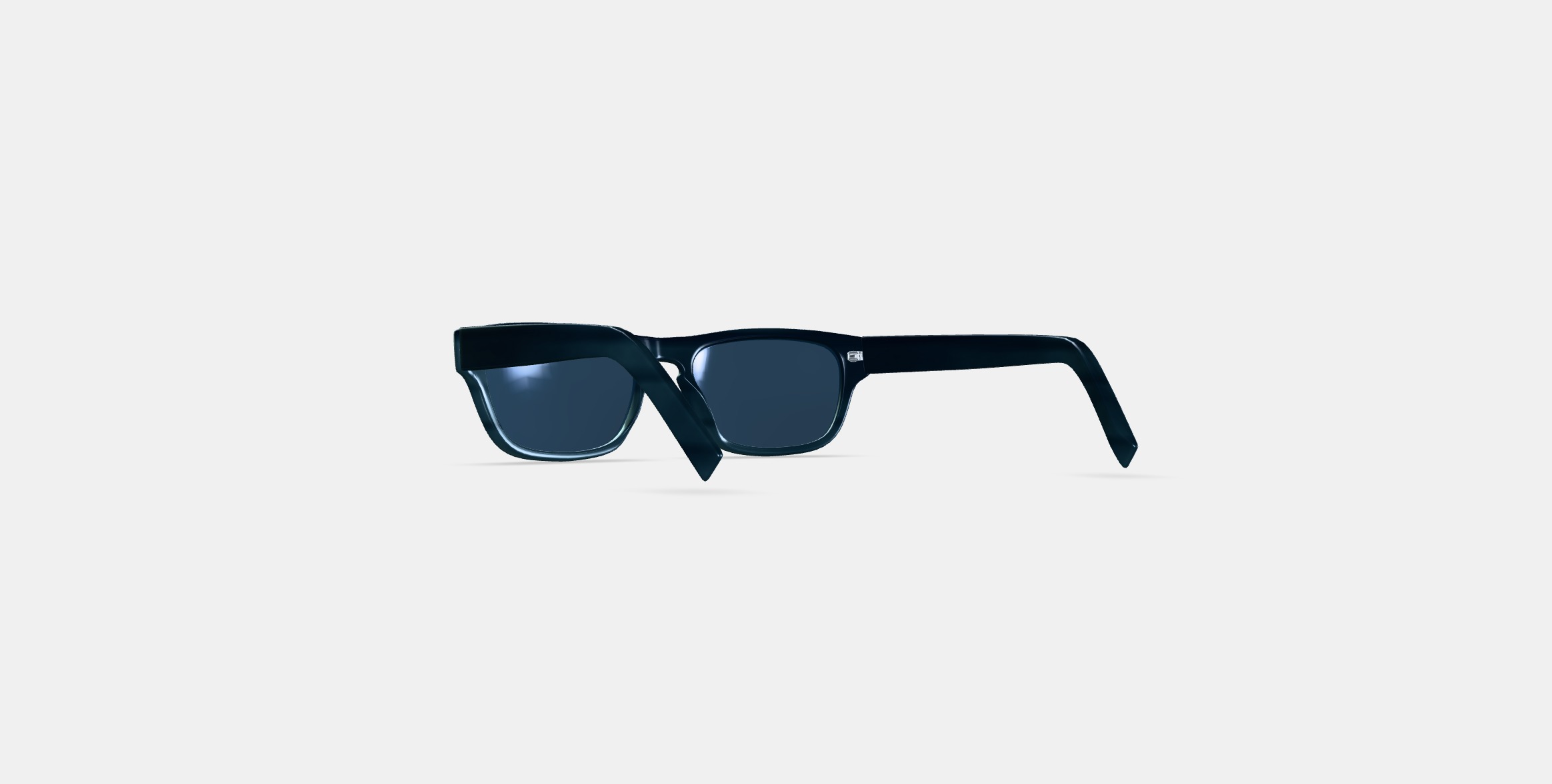 Roosevelt Sunglasses in Striped Pacific 3D model_16